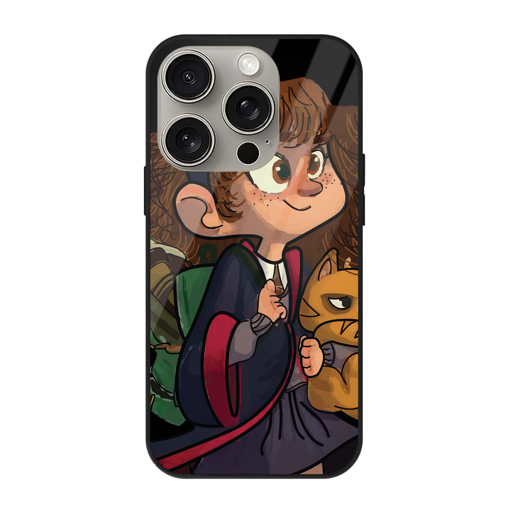（画像用） Harry Potter ハリー・ポッターシリーズ 【iPhone15Pro対応】スマホケース 耐衝撃＆黄変防止 背面ガラス