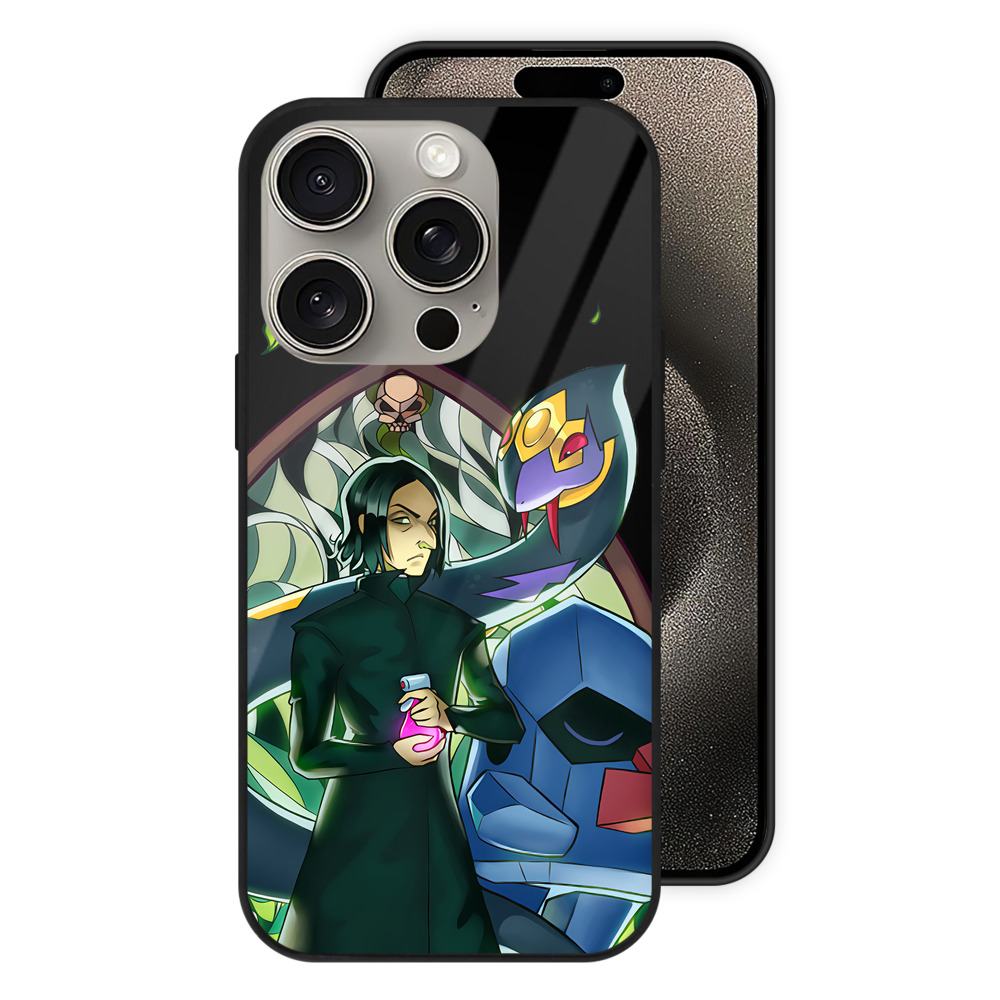 （画像用） Harry Potter ハリー・ポッターシリーズ 【iPhone15Pro対応】スマホケース 耐衝撃＆黄変防止 背面ガラス