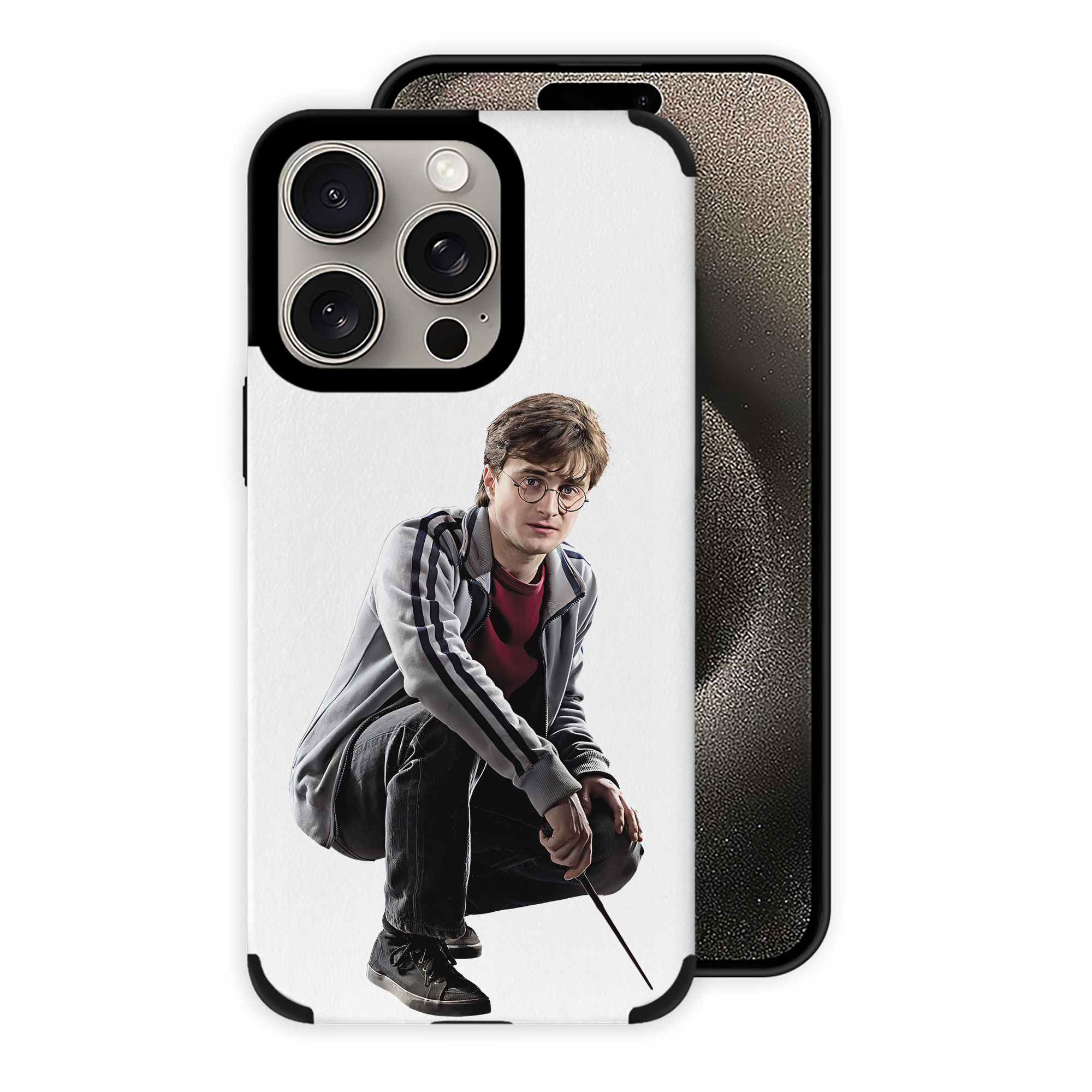 （画像用） Harry Potter ハリー・ポッターシリーズ 【iPhone15ProMax対応】 PUレザー スマホケース 耐衝撃＆黄変防止