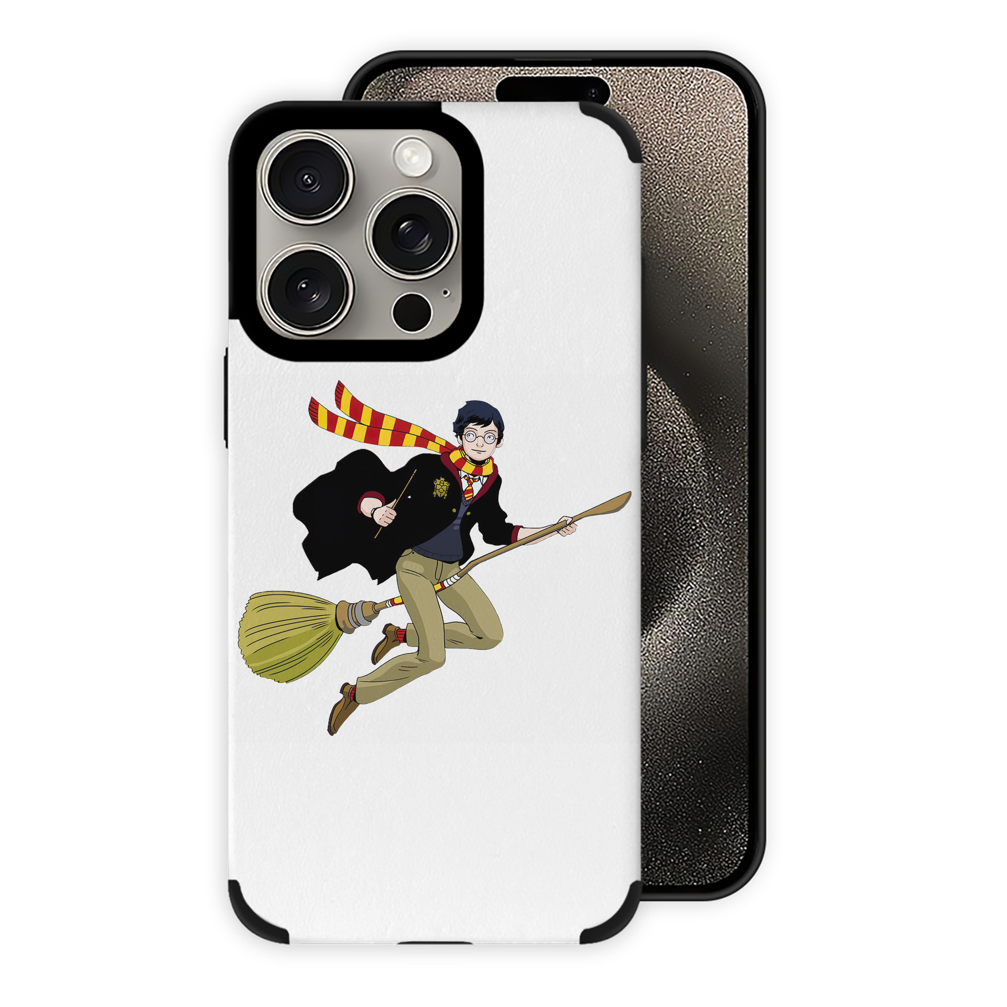 （画像用） Harry Potter ハリー・ポッターシリーズ 【iPhone15ProMax対応】 PUレザー スマホケース 耐衝撃＆黄変防止