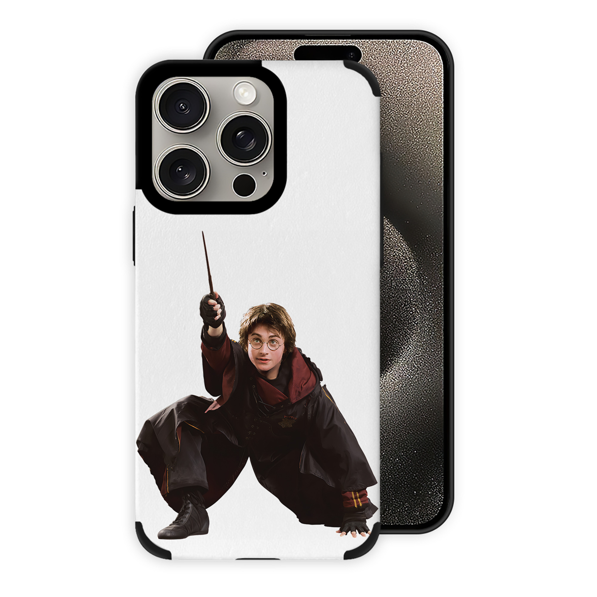 （画像用） Harry Potter ハリー・ポッターシリーズ 【iPhone15ProMax対応】 PUレザー スマホケース 耐衝撃＆黄変防止