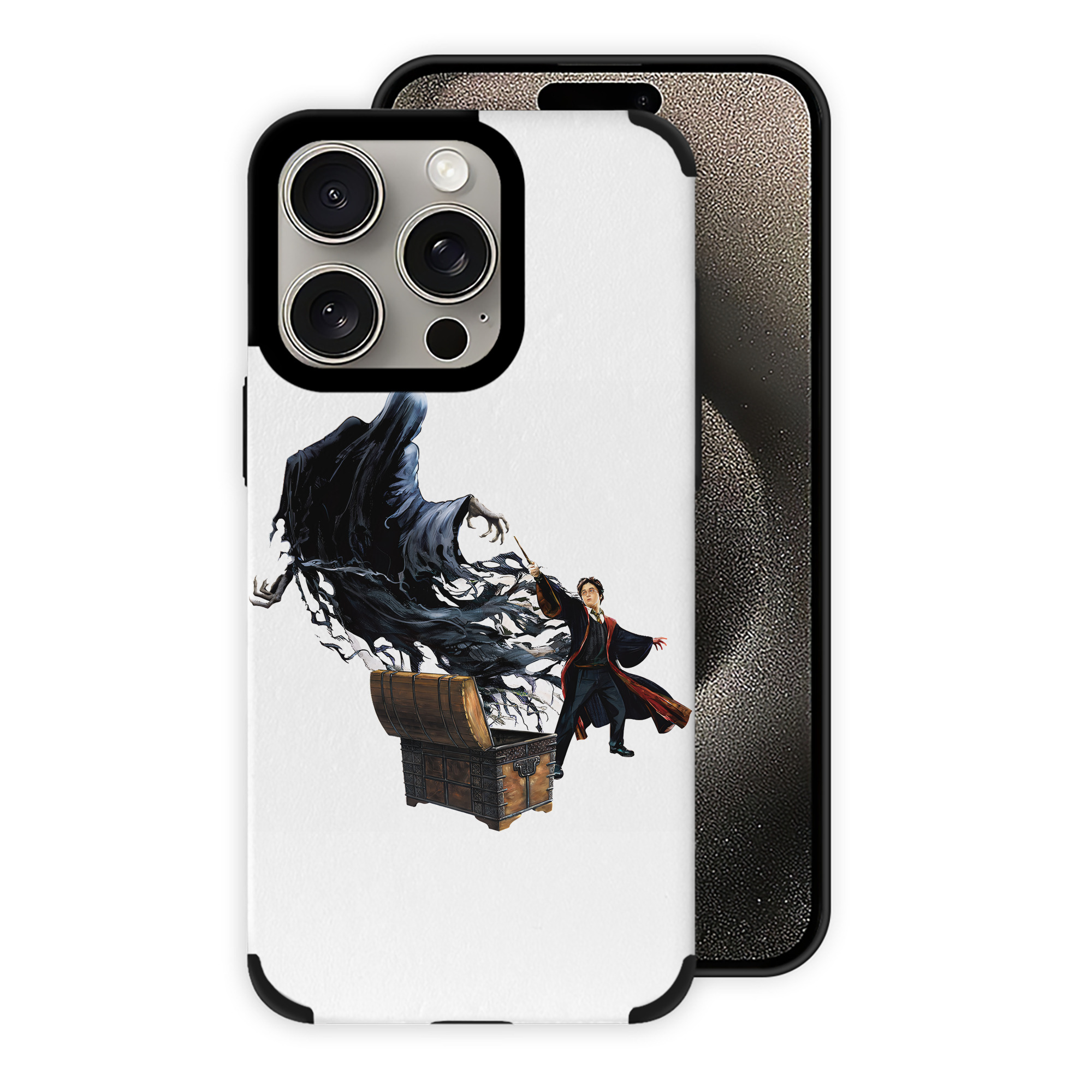 （画像用） Harry Potter ハリー・ポッターシリーズ 【iPhone15ProMax対応】 PUレザー スマホケース 耐衝撃＆黄変防止