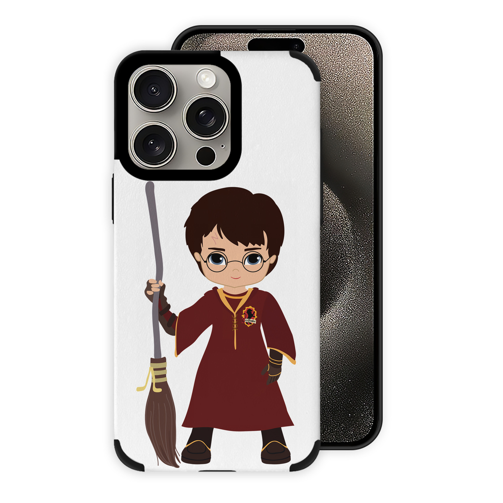 （画像用） Harry Potter ハリー・ポッターシリーズ 【iPhone15ProMax対応】 PUレザー スマホケース 耐衝撃＆黄変防止