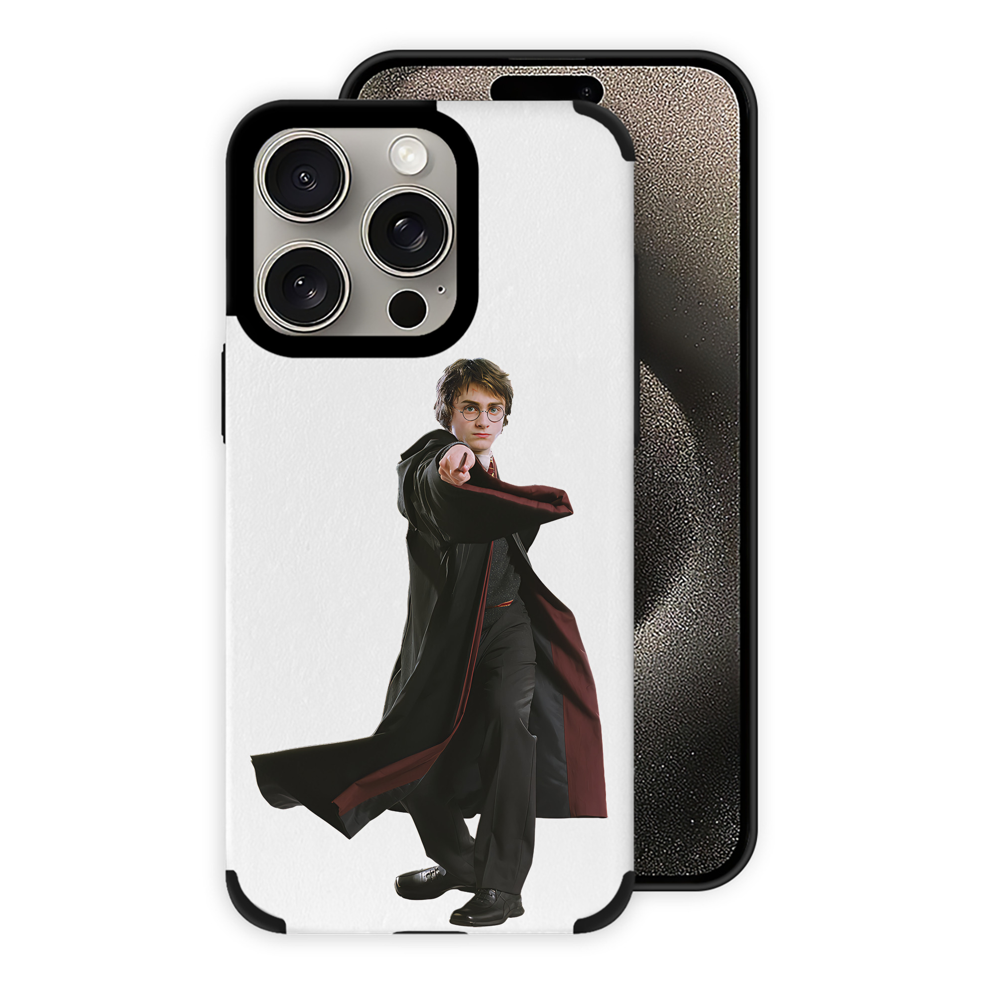 （画像用） Harry Potter ハリー・ポッターシリーズ 【iPhone15ProMax対応】 PUレザー スマホケース 耐衝撃＆黄変防止