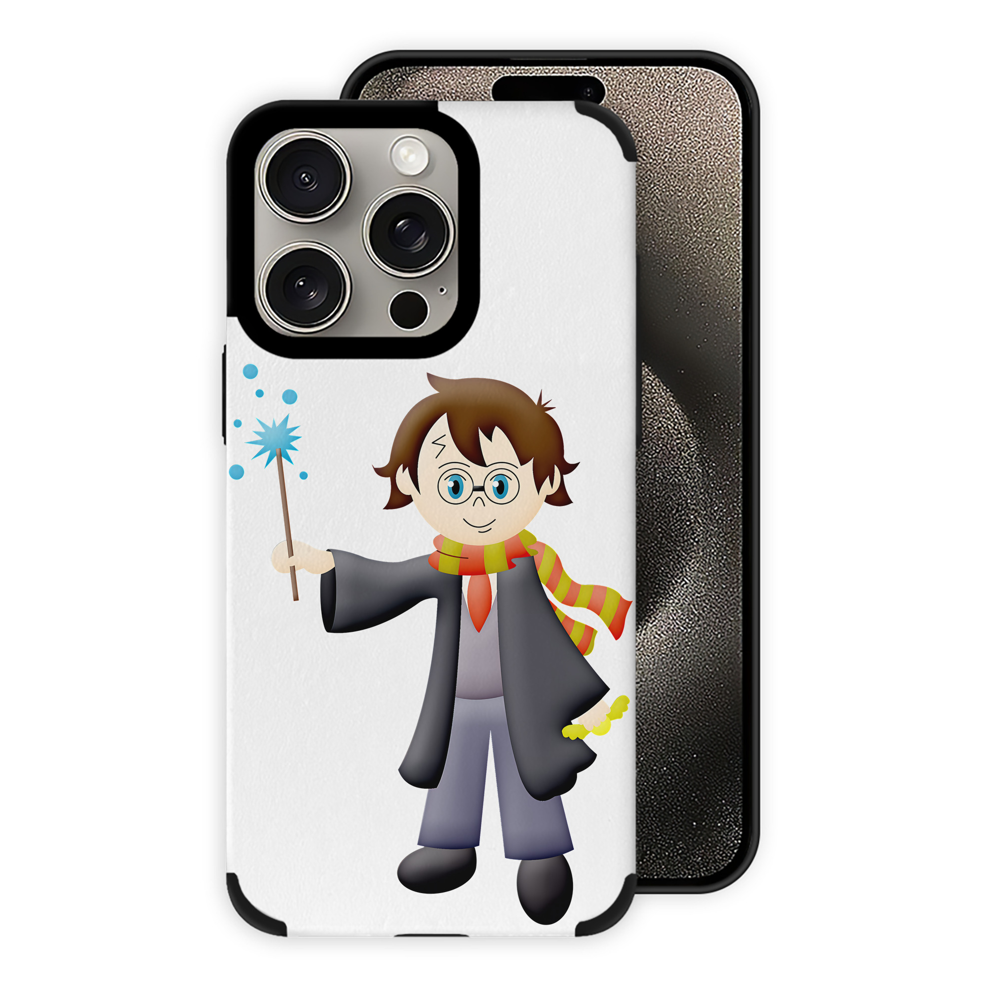 （画像用） Harry Potter ハリー・ポッターシリーズ 【iPhone15ProMax対応】 PUレザー スマホケース 耐衝撃＆黄変防止