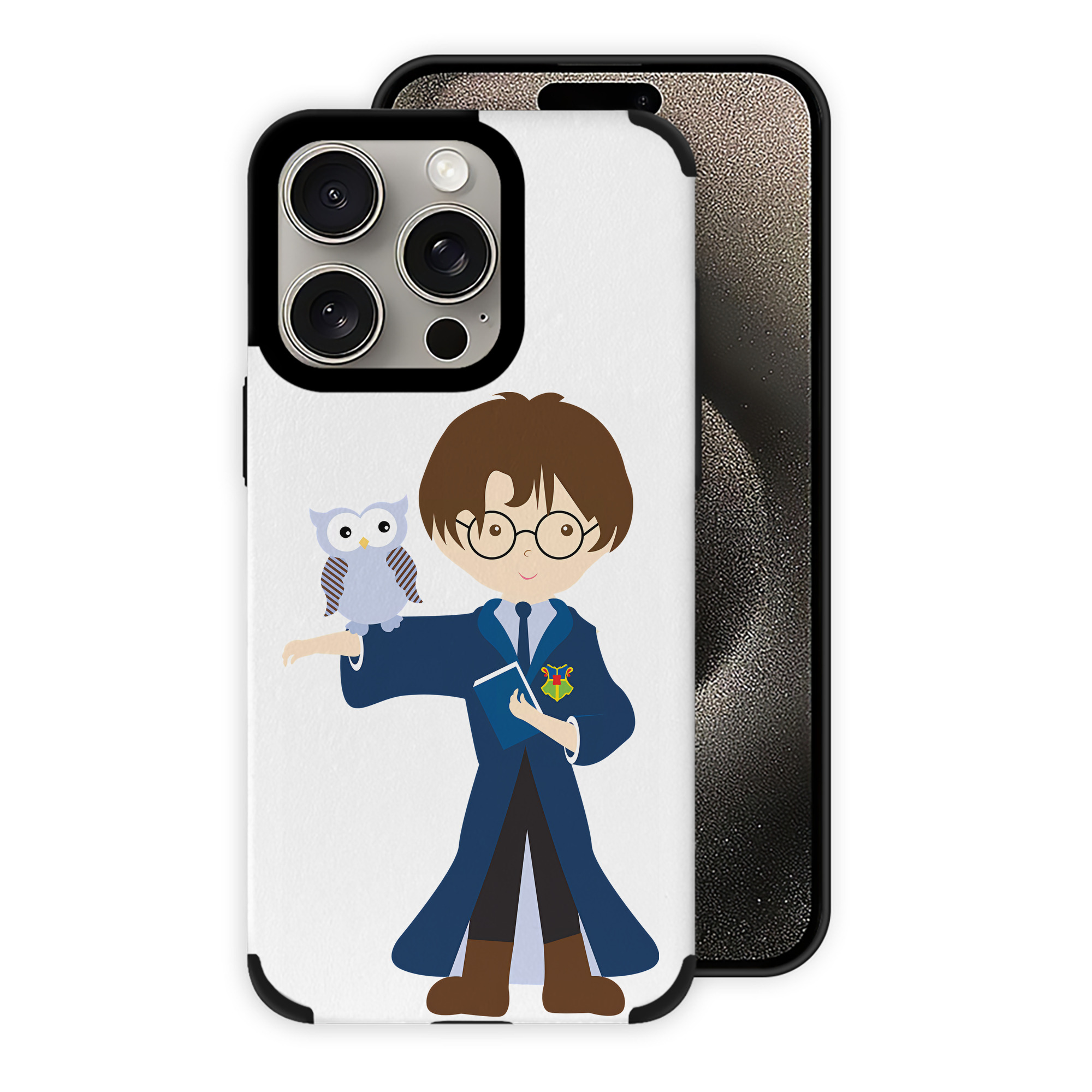 （画像用） Harry Potter ハリー・ポッターシリーズ 【iPhone15ProMax対応】 PUレザー スマホケース 耐衝撃＆黄変防止
