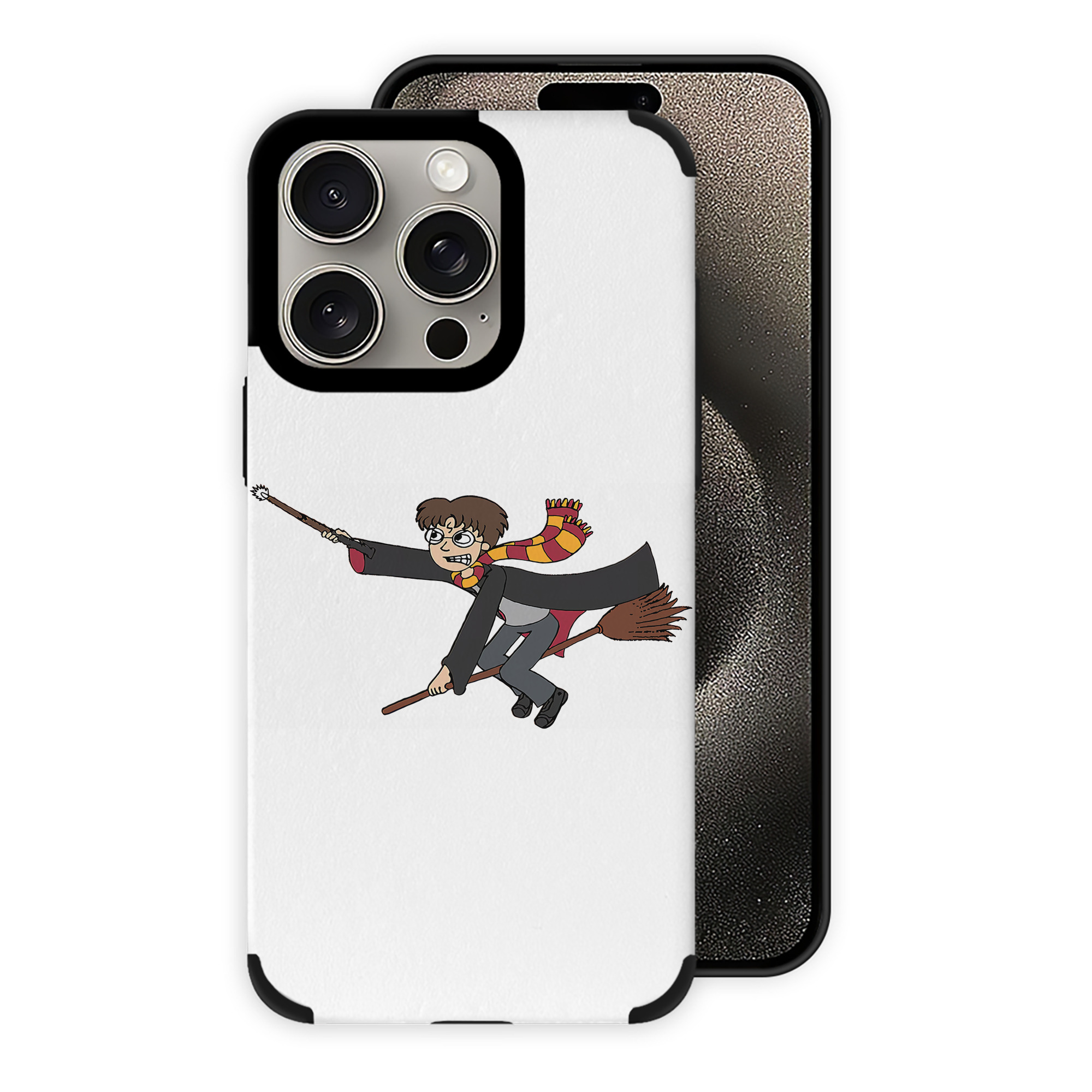 （画像用） Harry Potter ハリー・ポッターシリーズ 【iPhone15ProMax対応】 PUレザー スマホケース 耐衝撃＆黄変防止