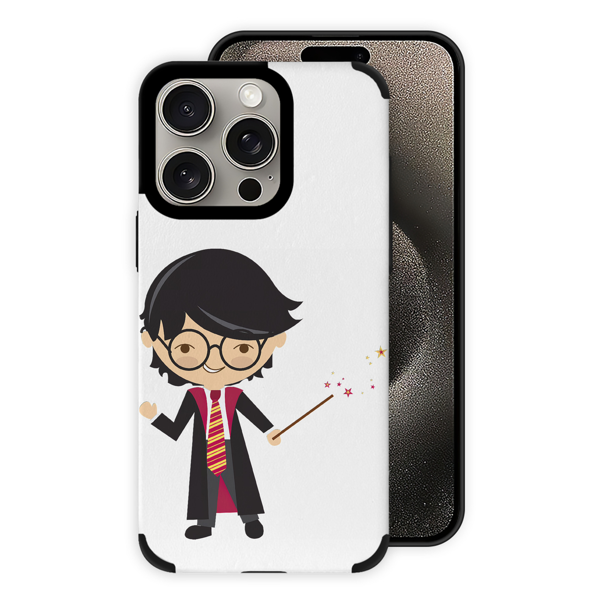 （画像用） Harry Potter ハリー・ポッターシリーズ 【iPhone15ProMax対応】 PUレザー スマホケース 耐衝撃＆黄変防止