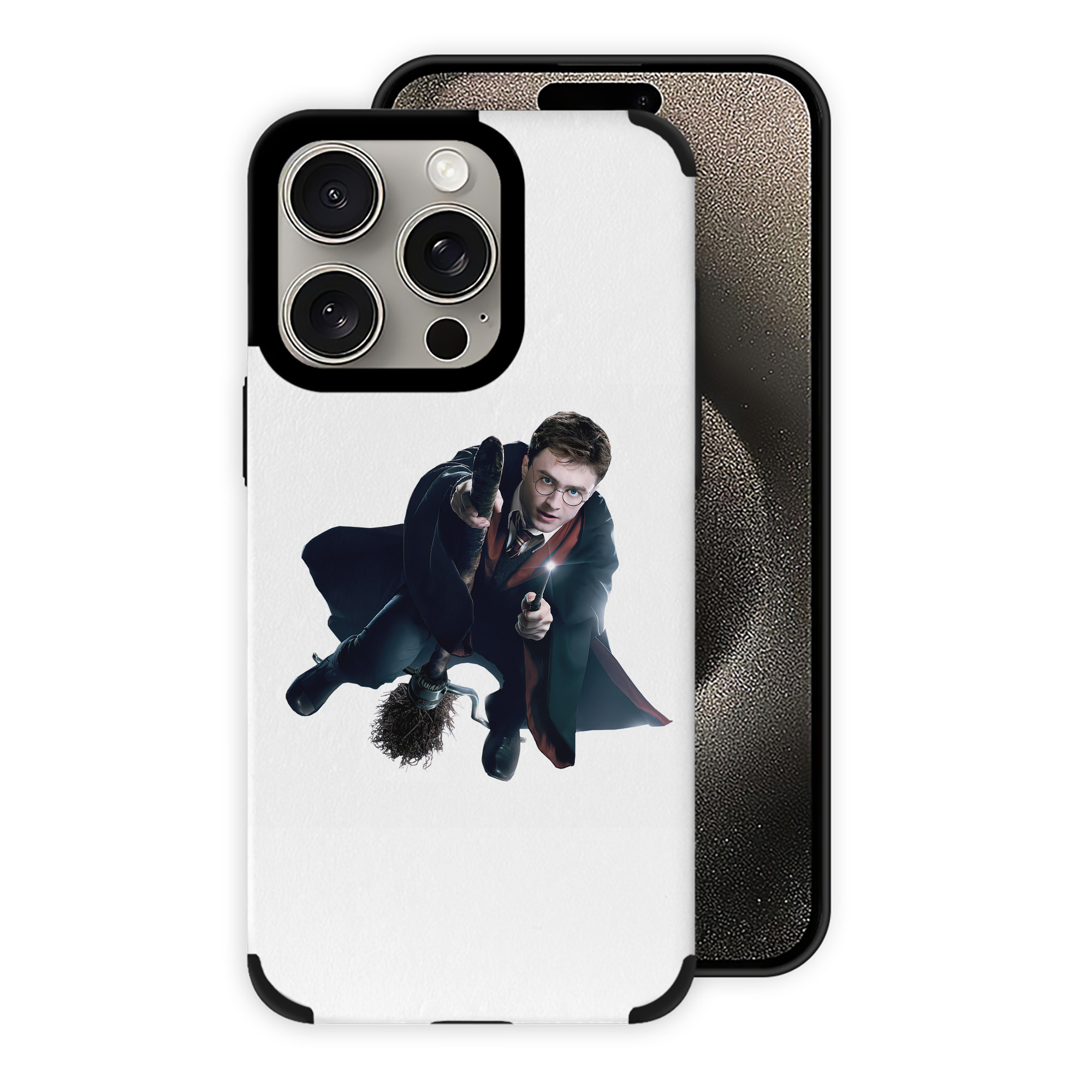 （画像用） Harry Potter ハリー・ポッターシリーズ 【iPhone15ProMax対応】 PUレザー スマホケース 耐衝撃＆黄変防止
