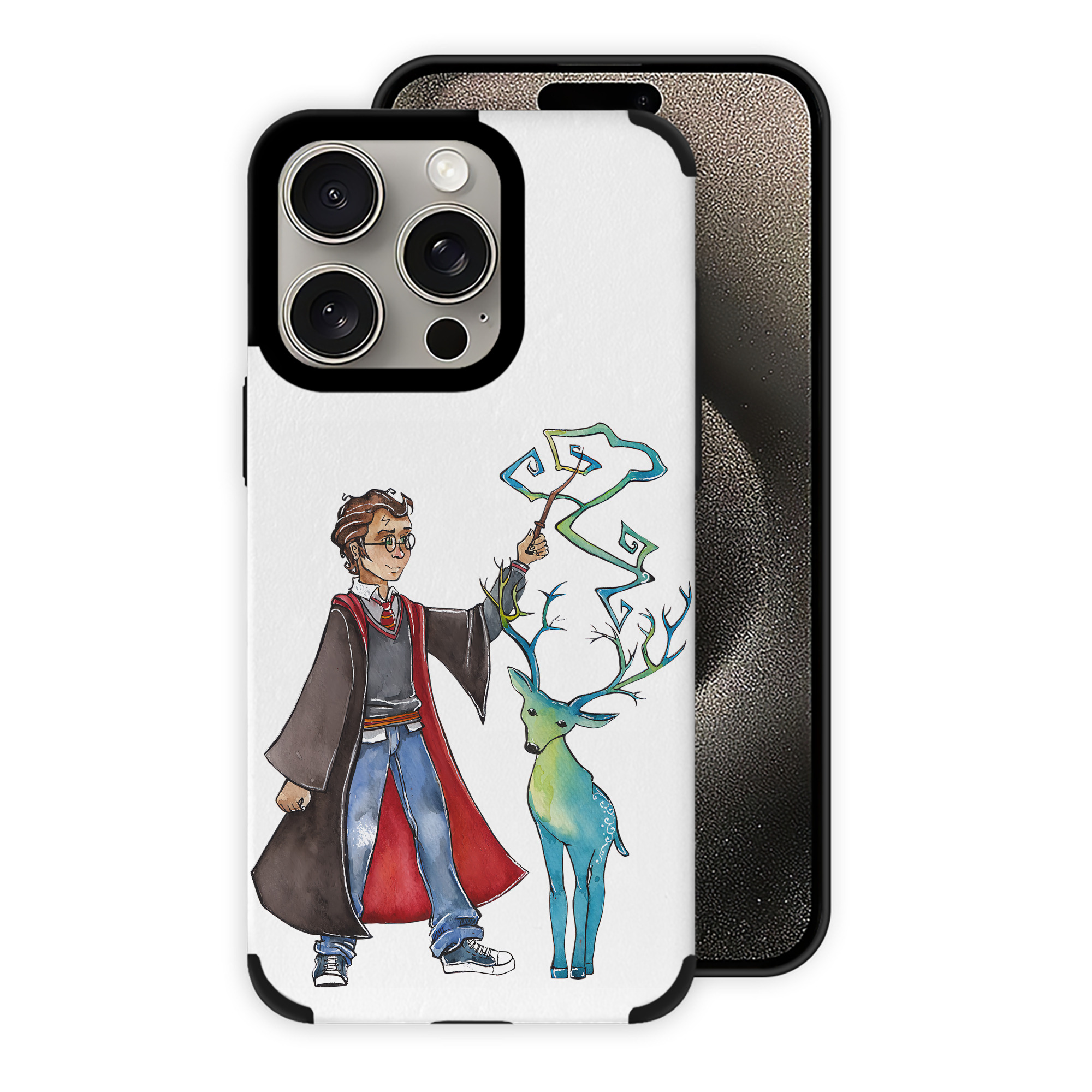 （画像用） Harry Potter ハリー・ポッターシリーズ 【iPhone15ProMax対応】 PUレザー スマホケース 耐衝撃＆黄変防止