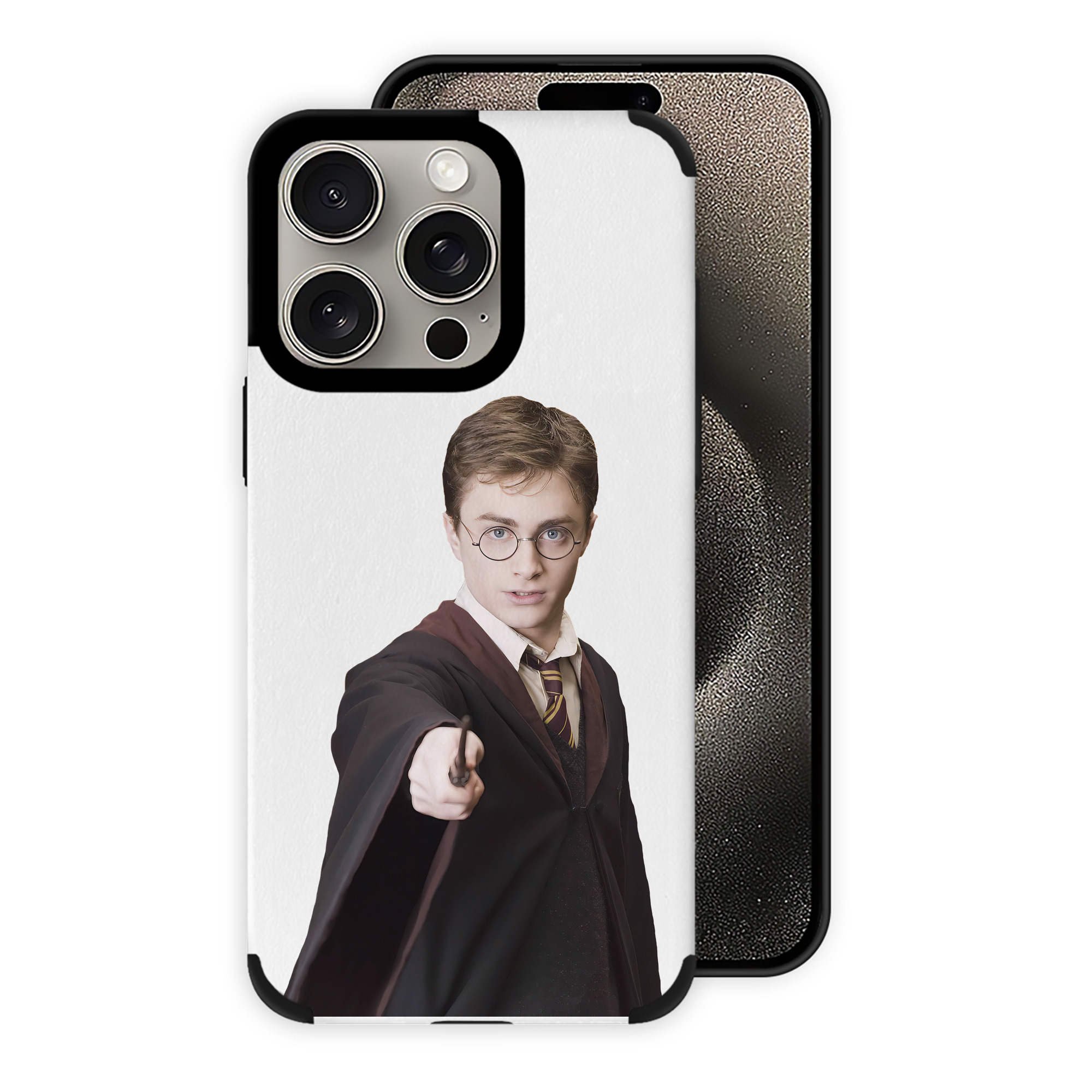 （画像用） Harry Potter ハリー・ポッターシリーズ 【iPhone15ProMax対応】 PUレザー スマホケース 耐衝撃＆黄変防止