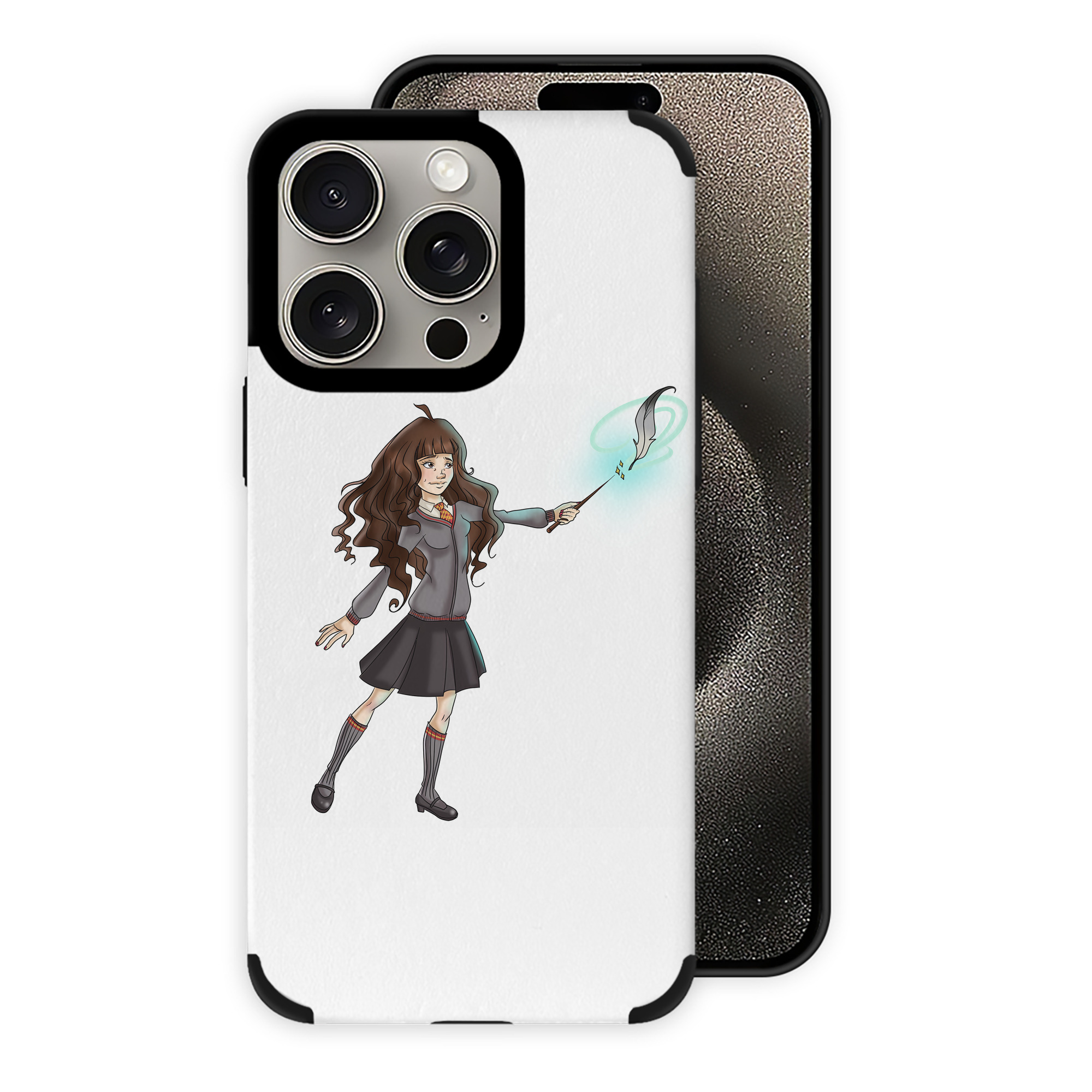 （画像用） Harry Potter ハリー・ポッターシリーズ 【iPhone15ProMax対応】 PUレザー スマホケース 耐衝撃＆黄変防止