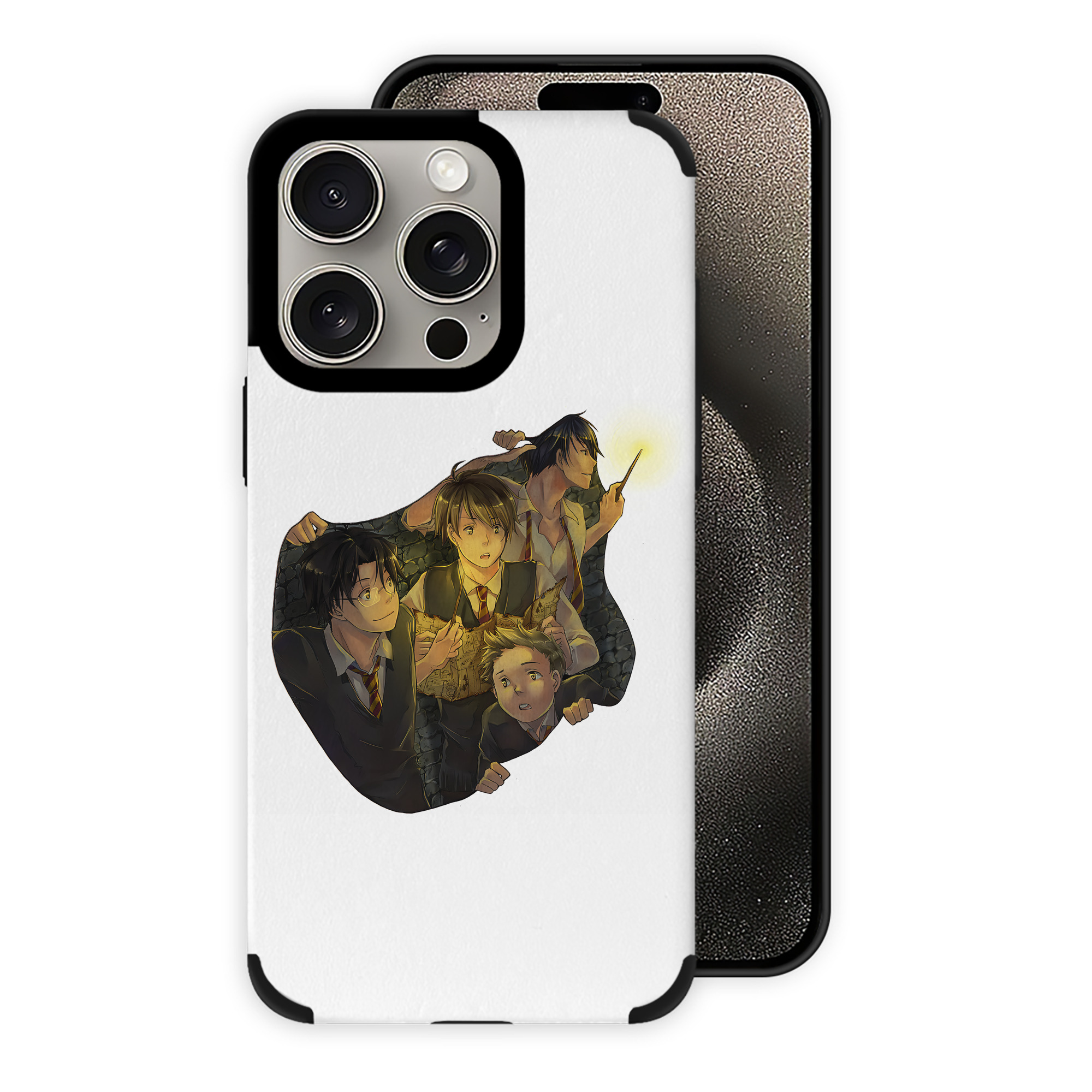 （画像用） Harry Potter ハリー・ポッターシリーズ 【iPhone15ProMax対応】 PUレザー スマホケース 耐衝撃＆黄変防止