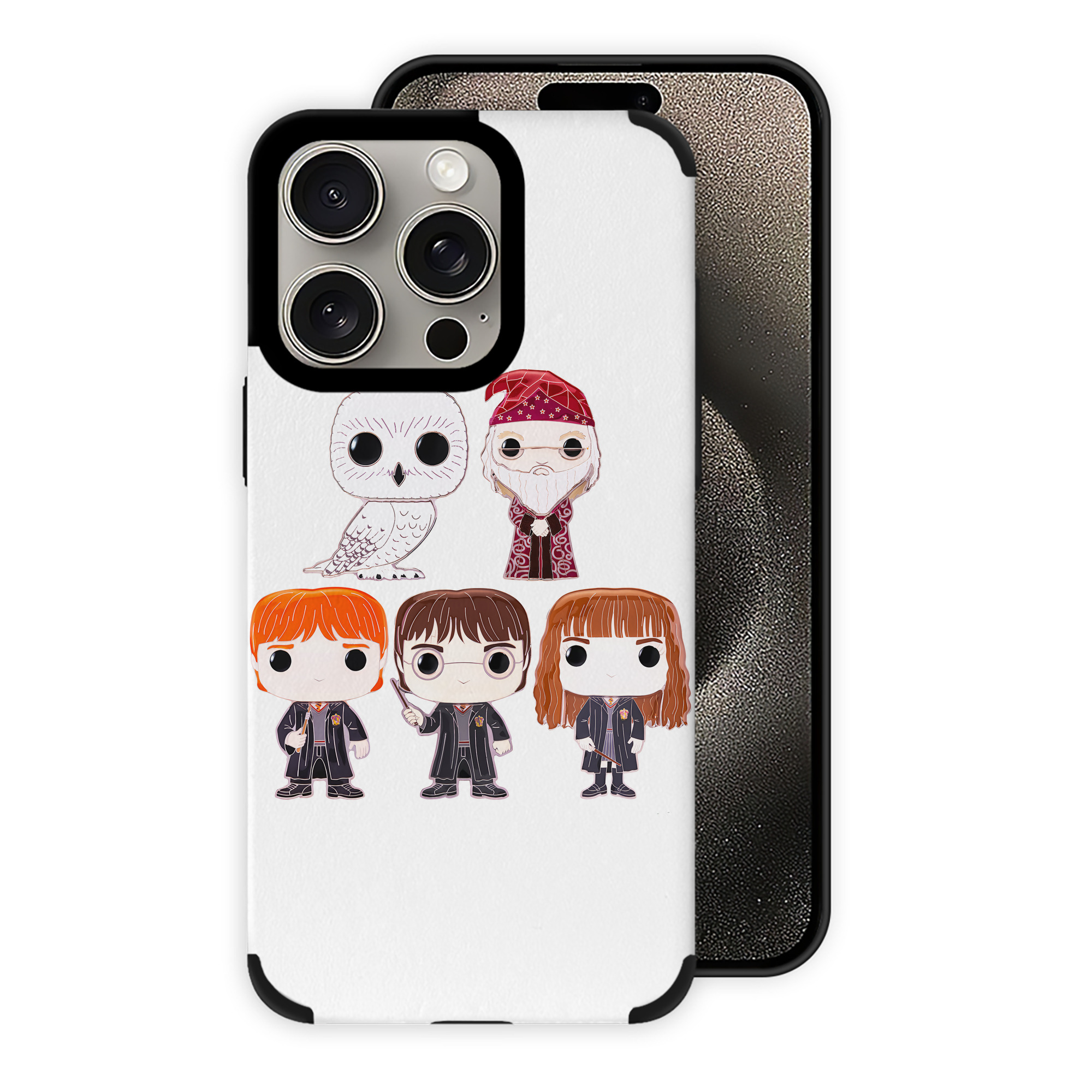 （画像用） Harry Potter ハリー・ポッターシリーズ 【iPhone15ProMax対応】 PUレザー スマホケース 耐衝撃＆黄変防止