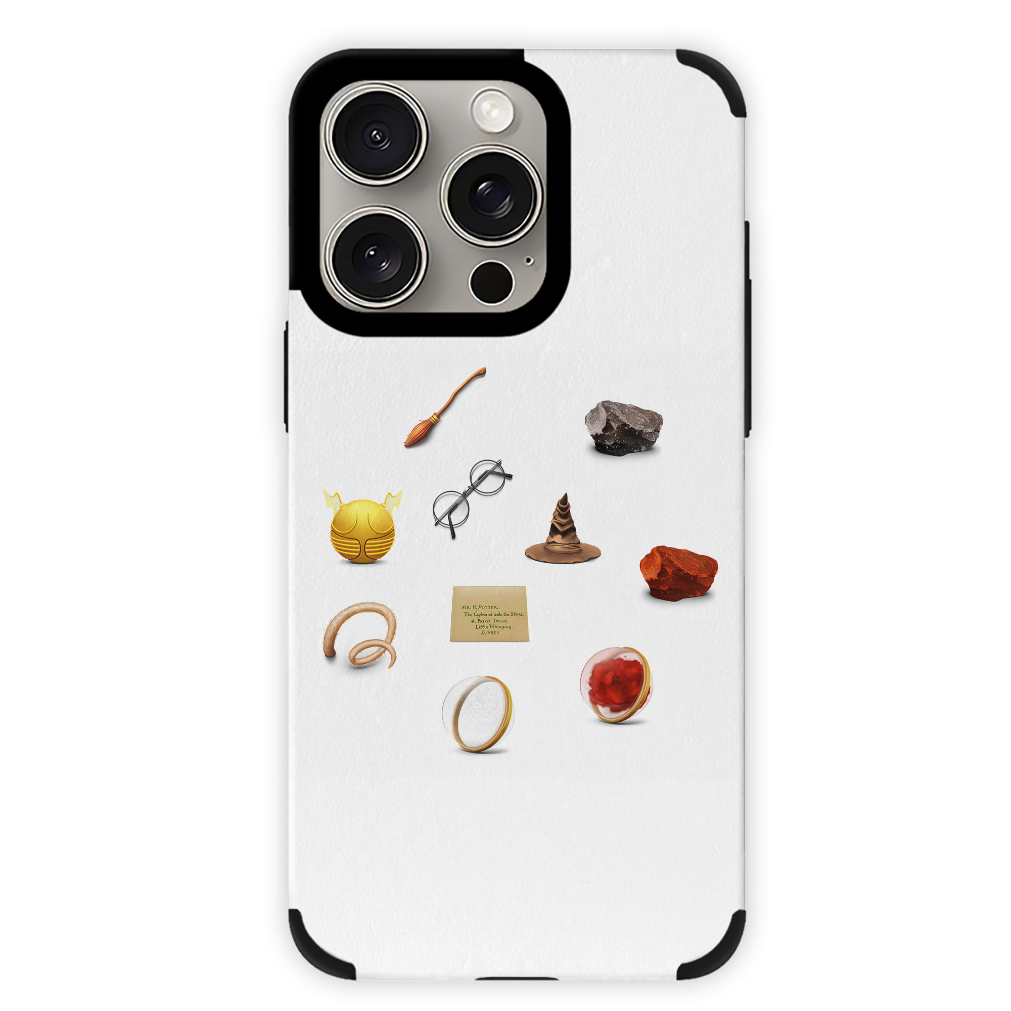 （画像用） Harry Potter ハリー・ポッターシリーズ 【iPhone15ProMax対応】 PUレザー スマホケース 耐衝撃＆黄変防止