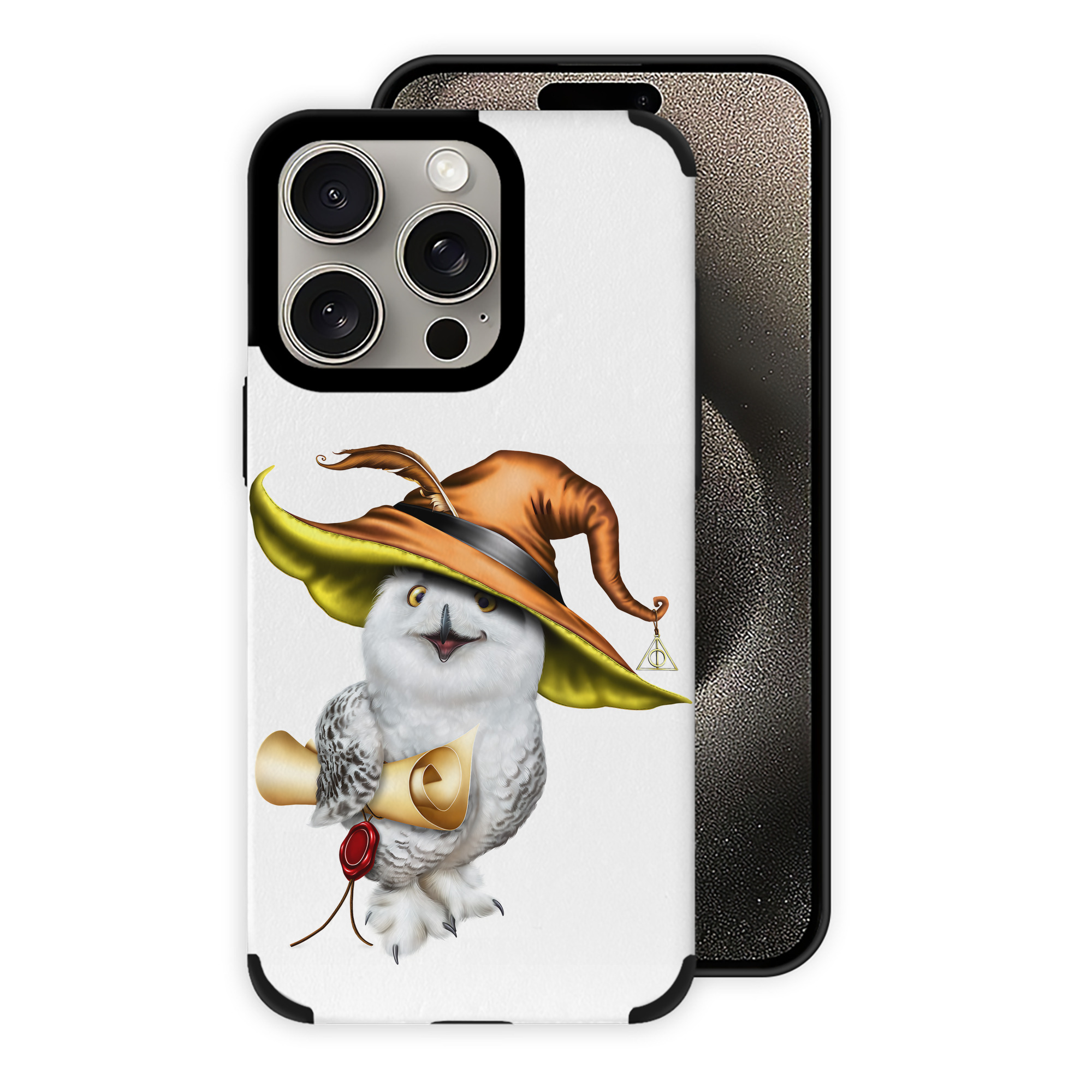 （画像用） Harry Potter ハリー・ポッターシリーズ 【iPhone15ProMax対応】 PUレザー スマホケース 耐衝撃＆黄変防止