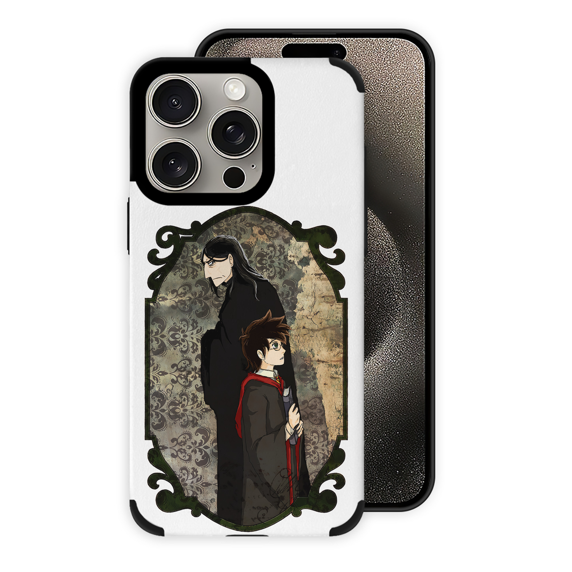 （画像用） Harry Potter ハリー・ポッターシリーズ 【iPhone15ProMax対応】 PUレザー スマホケース 耐衝撃＆黄変防止