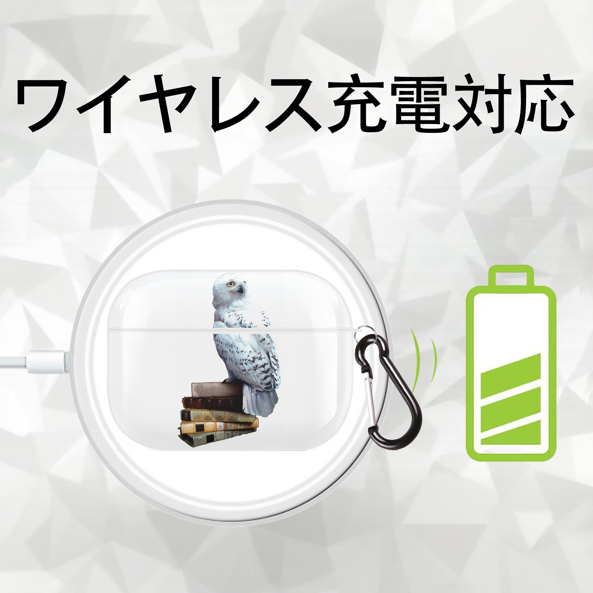Harry Potter ハリー・ポッターシリーズ 【AirPods Pro用】ハードシェル保護ケース 耐衝撃・防指紋・カラビナ付き商品仕様