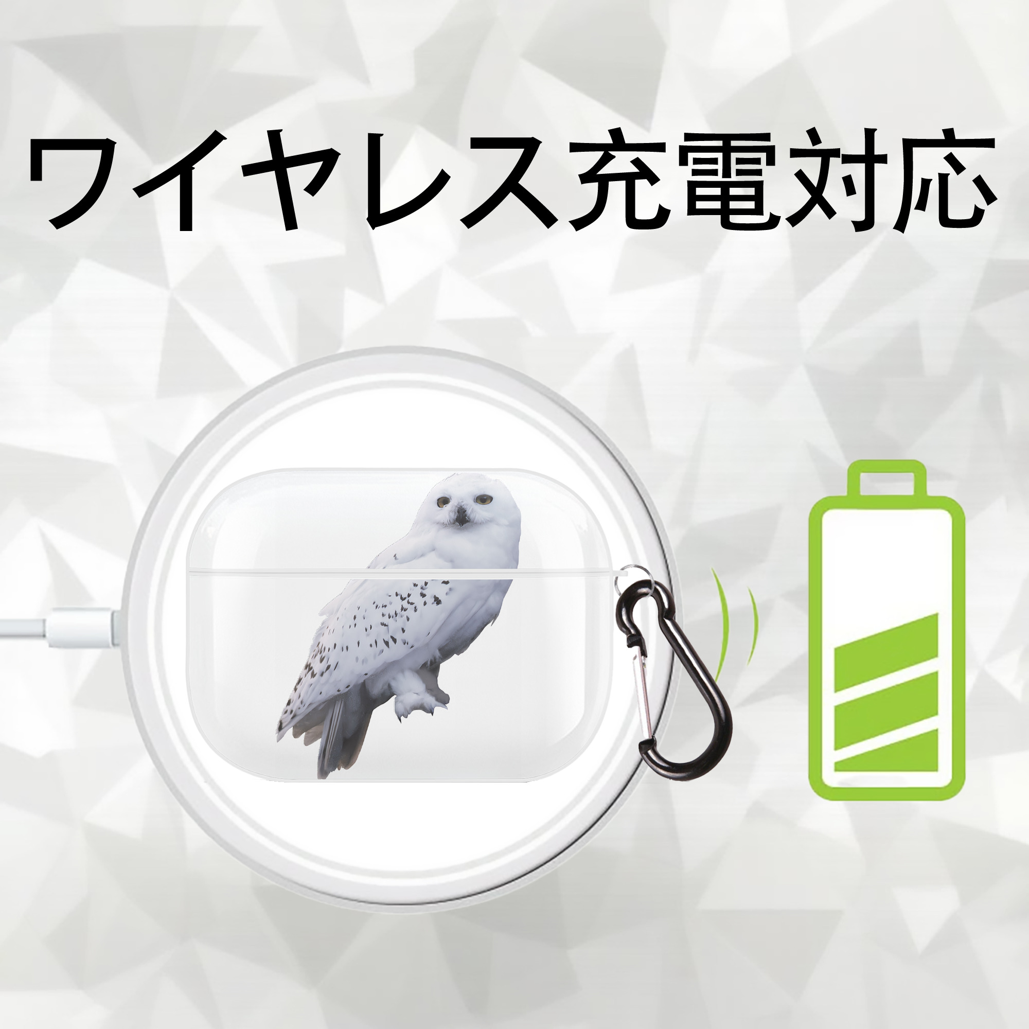 Harry Potter ハリー・ポッターシリーズ 【AirPods Pro用】ハードシェル保護ケース 耐衝撃・防指紋・カラビナ付き商品仕様