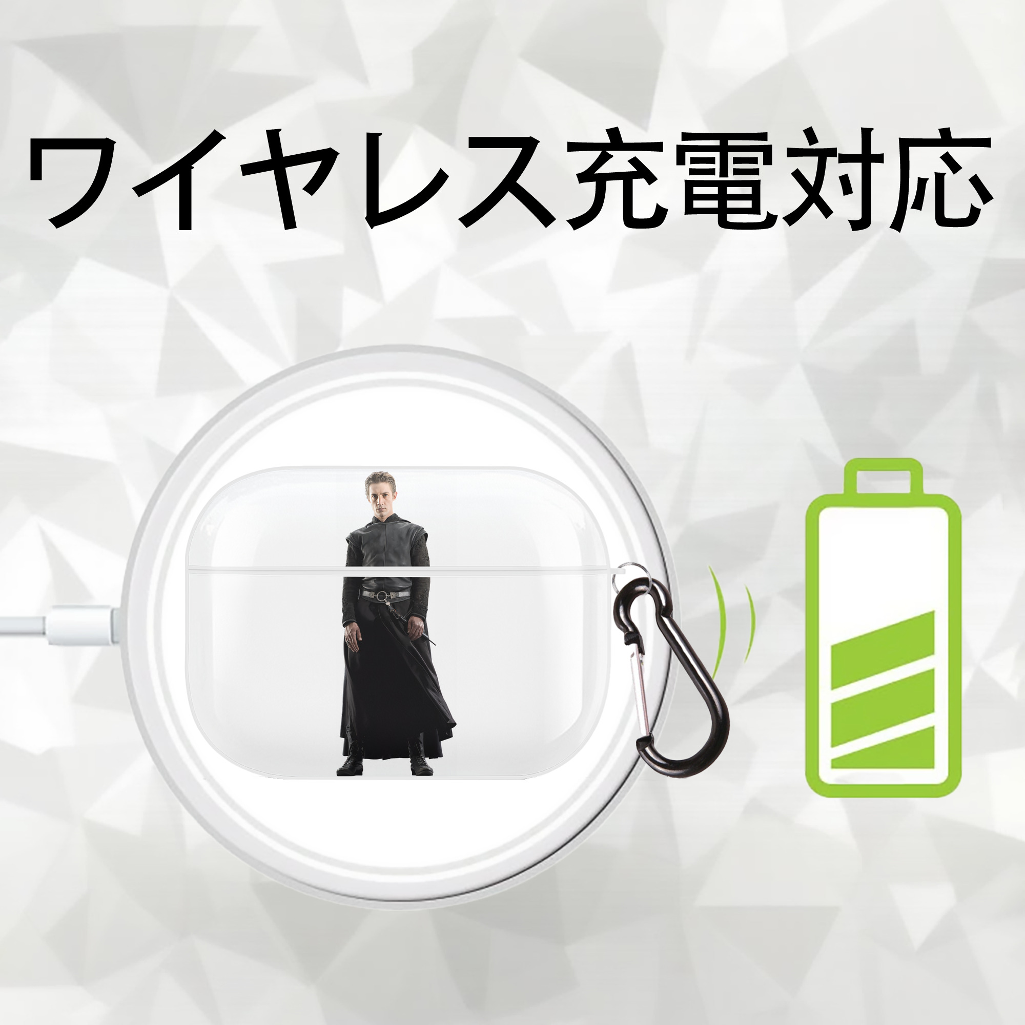 Harry Potter ハリー・ポッターシリーズ 【AirPods Pro用】ハードシェル保護ケース 耐衝撃・防指紋・カラビナ付き商品仕様