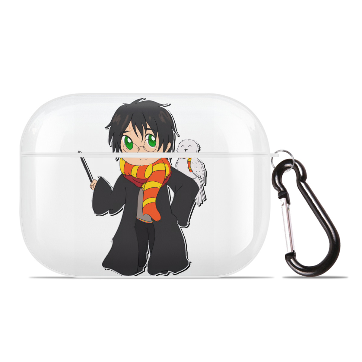 （画像用） Harry Potter ハリー・ポッターシリーズ 【AirPods Pro用】ハードシェル保護ケース 耐衝撃・防指紋・カラビナ付き商品仕様