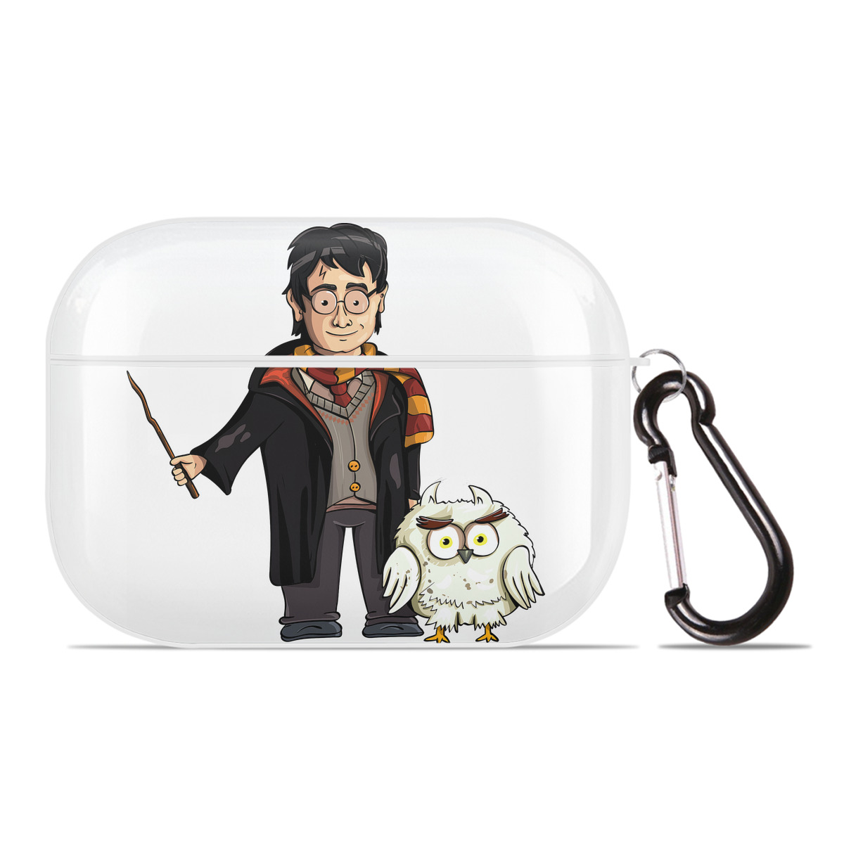 （画像用） Harry Potter ハリー・ポッターシリーズ 【AirPods Pro用】ハードシェル保護ケース 耐衝撃・防指紋・カラビナ付き商品仕様