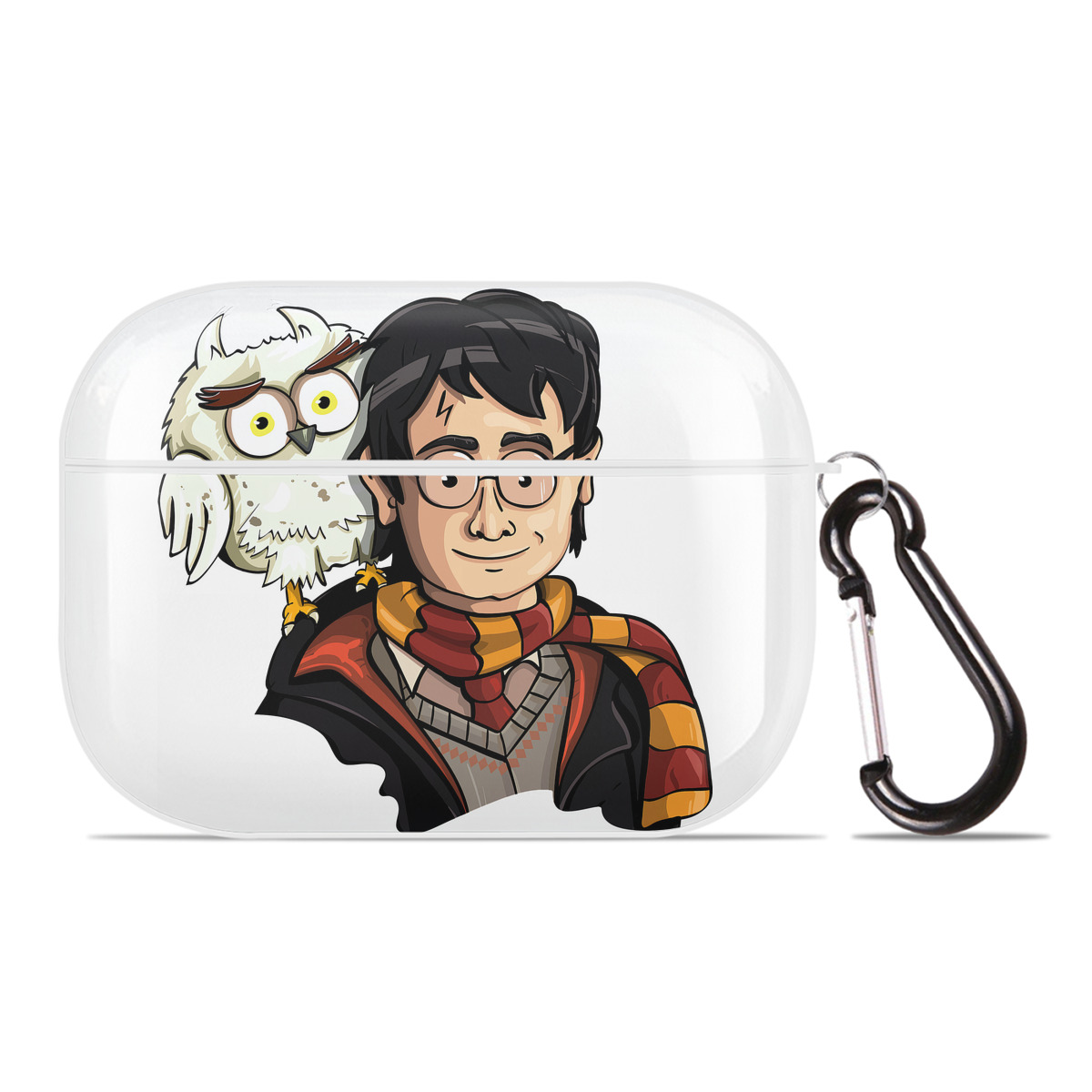 （画像用） Harry Potter ハリー・ポッターシリーズ 【AirPods Pro用】ハードシェル保護ケース 耐衝撃・防指紋・カラビナ付き商品仕様
