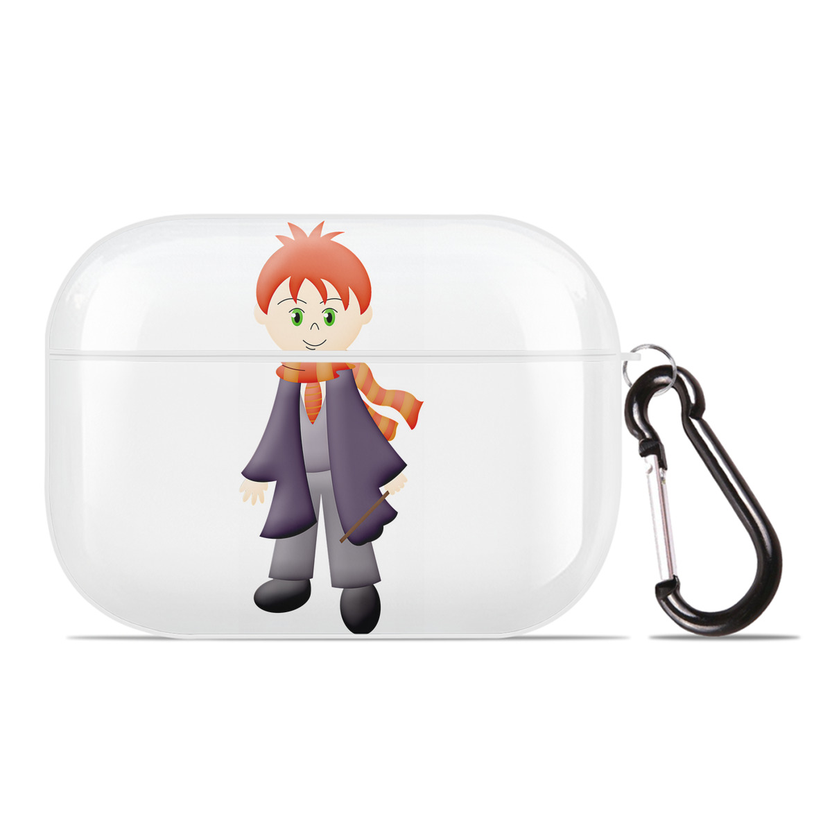 （画像用） Harry Potter ハリー・ポッターシリーズ 【AirPods Pro用】ハードシェル保護ケース 耐衝撃・防指紋・カラビナ付き商品仕様