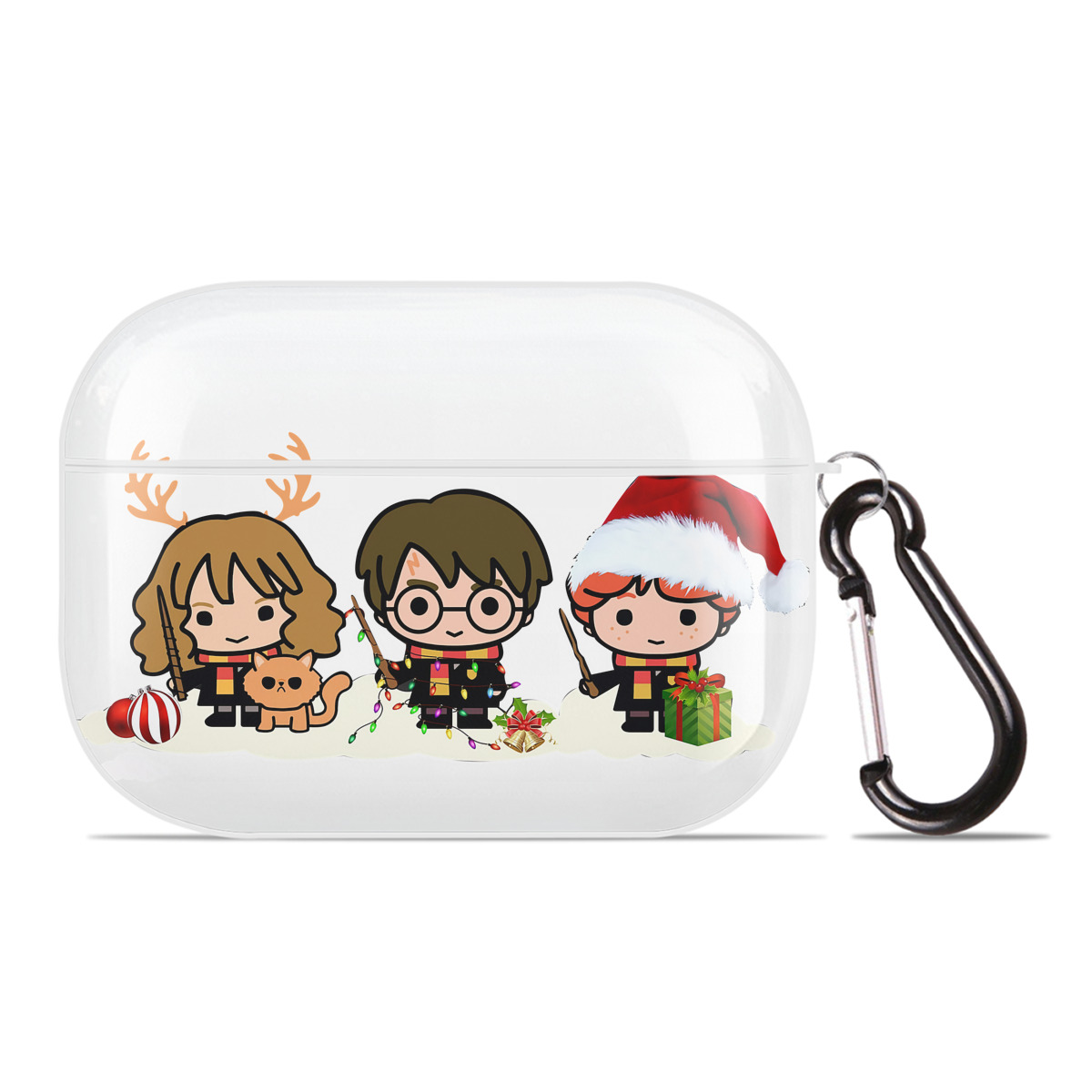 （画像用） Harry Potter ハリー・ポッターシリーズ 【AirPods Pro用】ハードシェル保護ケース 耐衝撃・防指紋・カラビナ付き商品仕様
