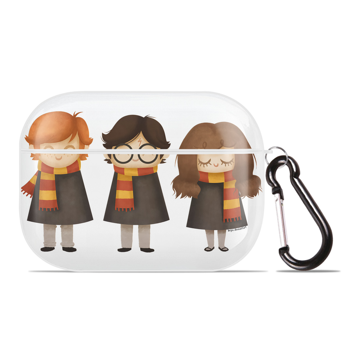 （画像用） Harry Potter ハリー・ポッターシリーズ 【AirPods Pro用】ハードシェル保護ケース 耐衝撃・防指紋・カラビナ付き商品仕様