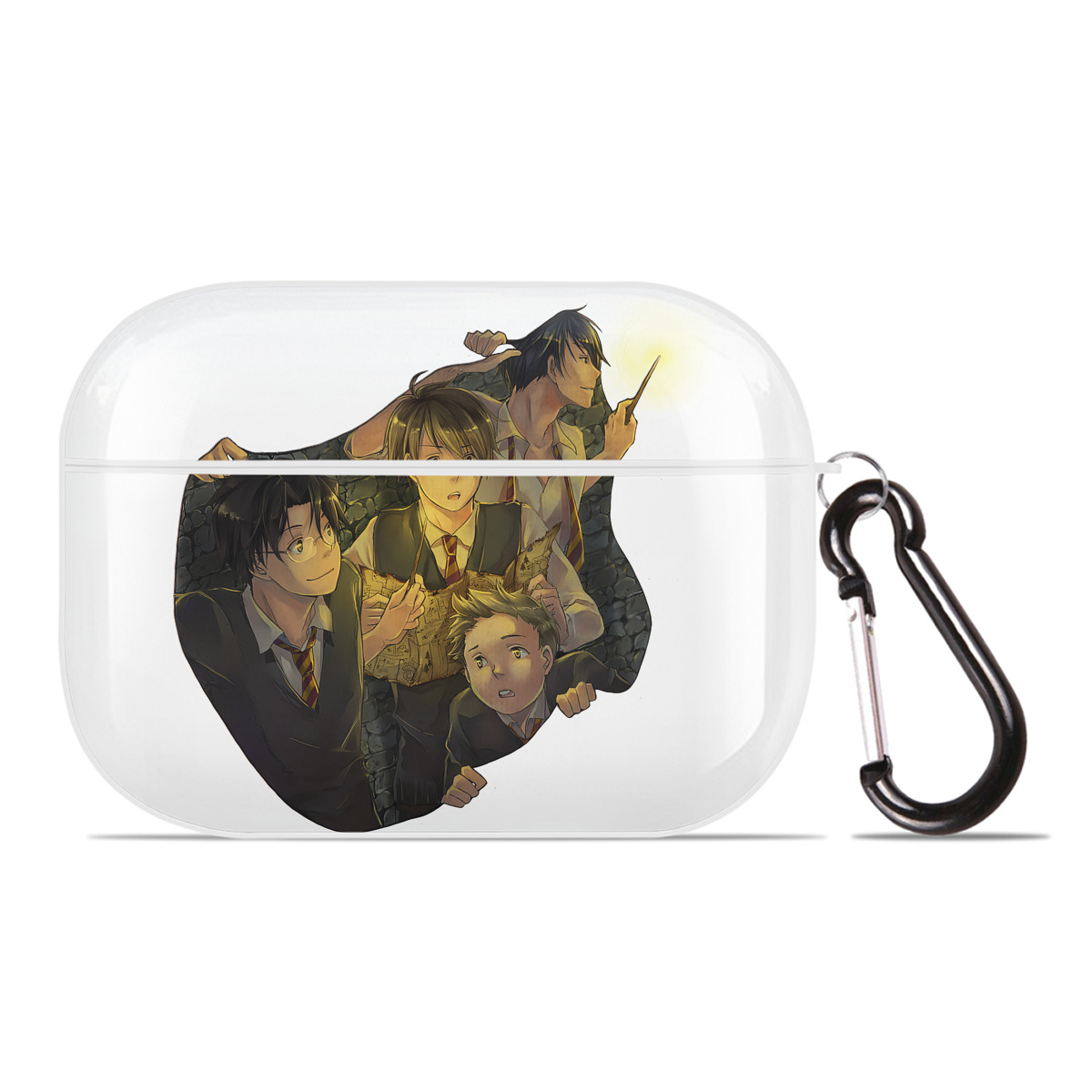 （画像用） Harry Potter ハリー・ポッターシリーズ 【AirPods Pro用】ハードシェル保護ケース 耐衝撃・防指紋・カラビナ付き商品仕様