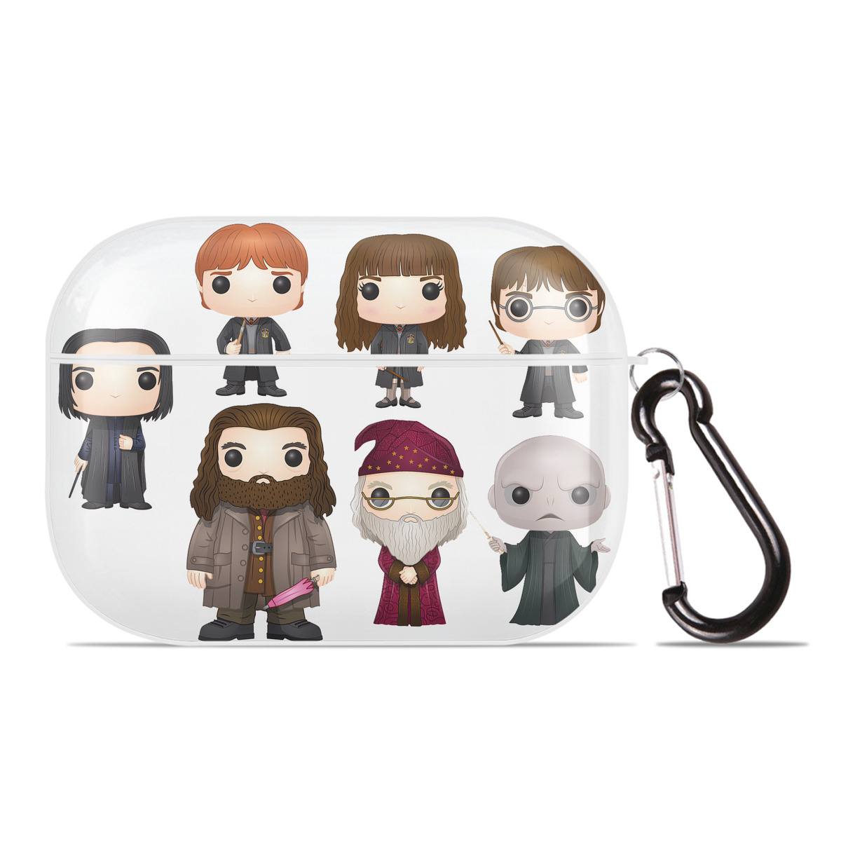 （画像用） Harry Potter ハリー・ポッターシリーズ 【AirPods Pro用】ハードシェル保護ケース 耐衝撃・防指紋・カラビナ付き商品仕様