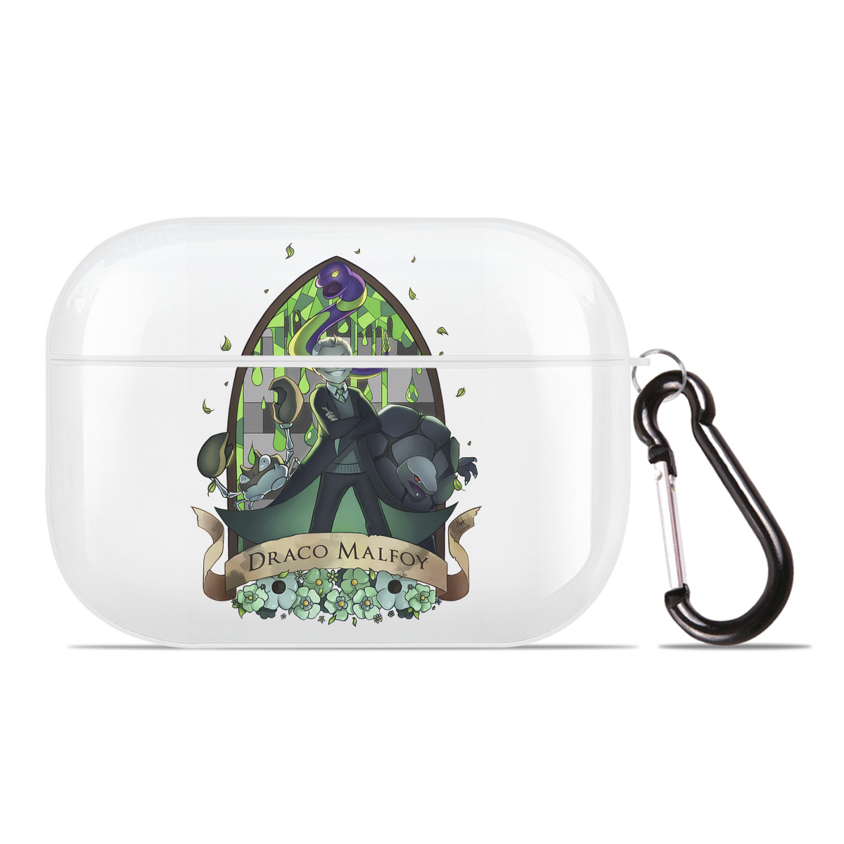 （画像用） Harry Potter ハリー・ポッターシリーズ 【AirPods Pro用】ハードシェル保護ケース 耐衝撃・防指紋・カラビナ付き商品仕様