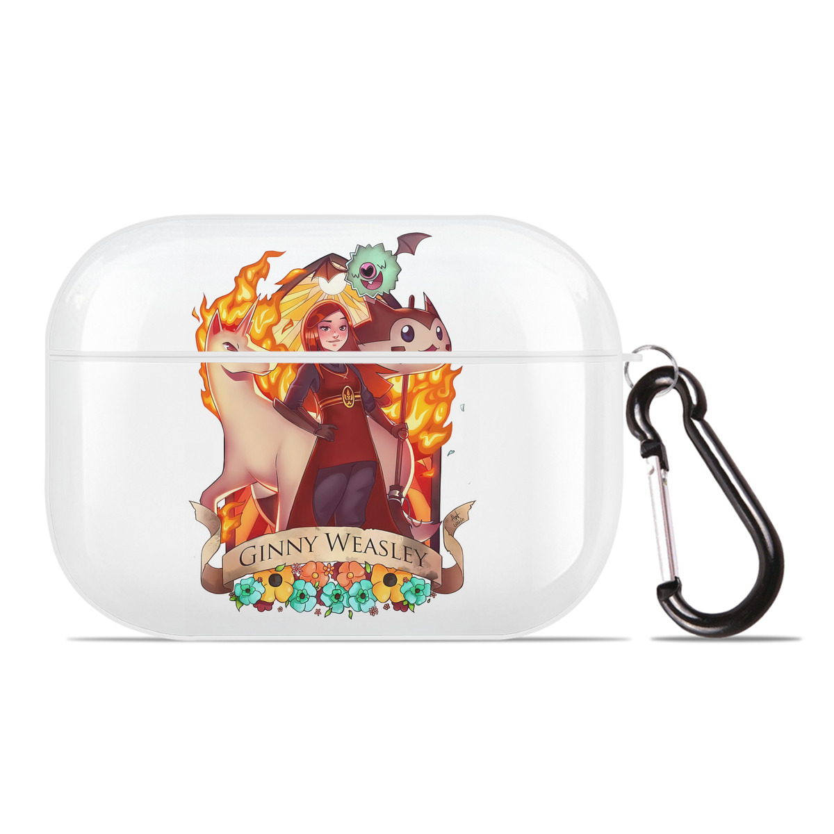 （画像用） Harry Potter ハリー・ポッターシリーズ 【AirPods Pro用】ハードシェル保護ケース 耐衝撃・防指紋・カラビナ付き商品仕様