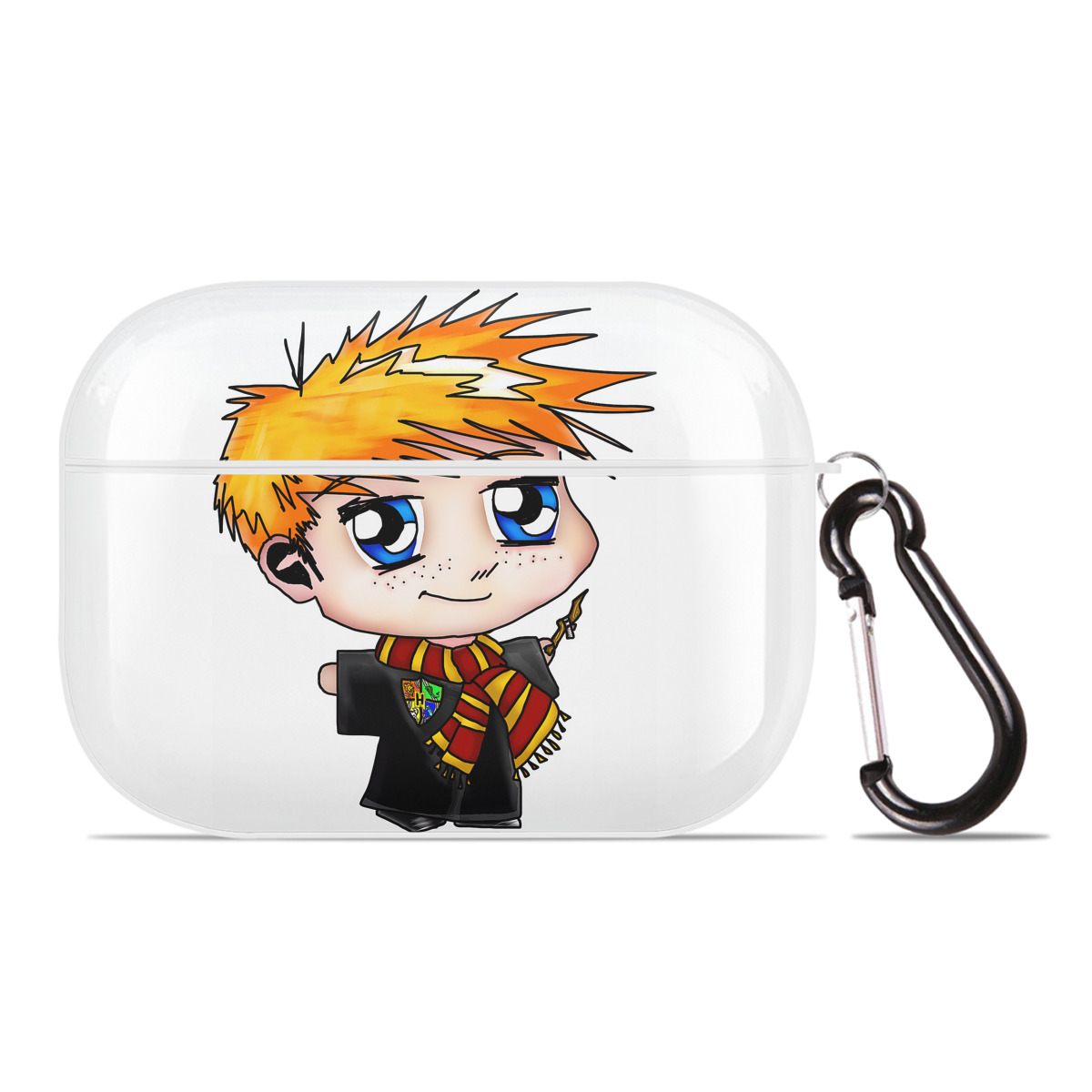 （画像用） Harry Potter ハリー・ポッターシリーズ 【AirPods Pro用】ハードシェル保護ケース 耐衝撃・防指紋・カラビナ付き商品仕様