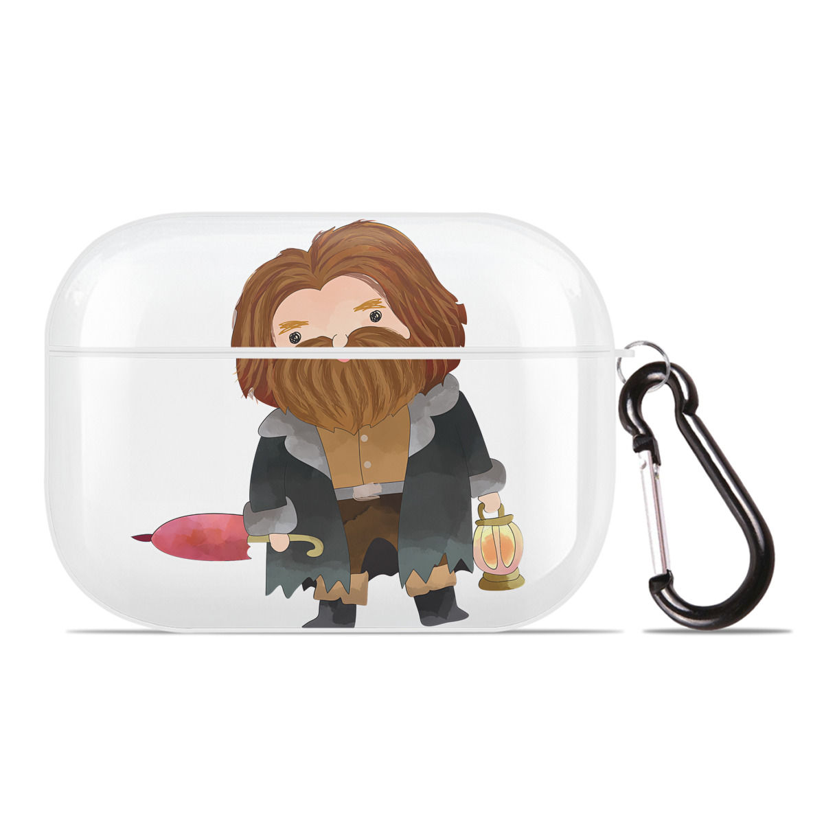 （画像用） Harry Potter ハリー・ポッターシリーズ 【AirPods Pro用】ハードシェル保護ケース 耐衝撃・防指紋・カラビナ付き商品仕様