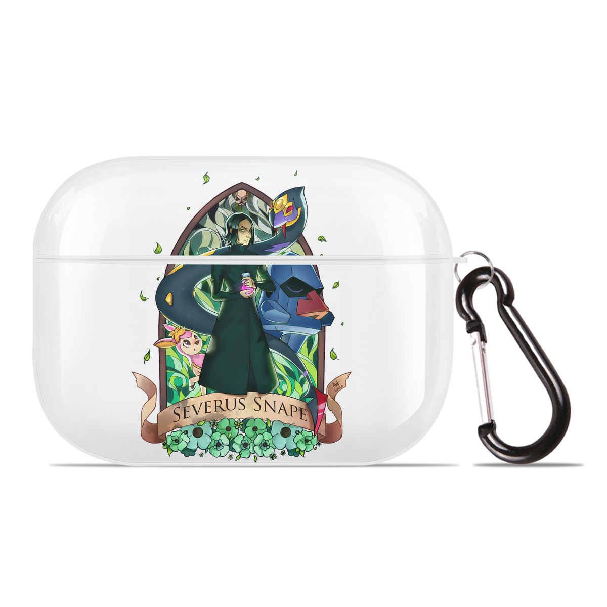 （画像用） Harry Potter ハリー・ポッターシリーズ 【AirPods Pro用】ハードシェル保護ケース 耐衝撃・防指紋・カラビナ付き商品仕様