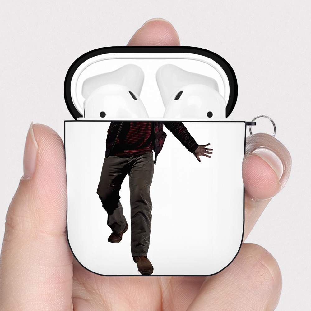 （画像用） Harry Potter ハリー・ポッターシリーズ AirPods 第2世代保護ケース ハードシェル ブラック 耐衝撃・防指紋・カラビナ付き