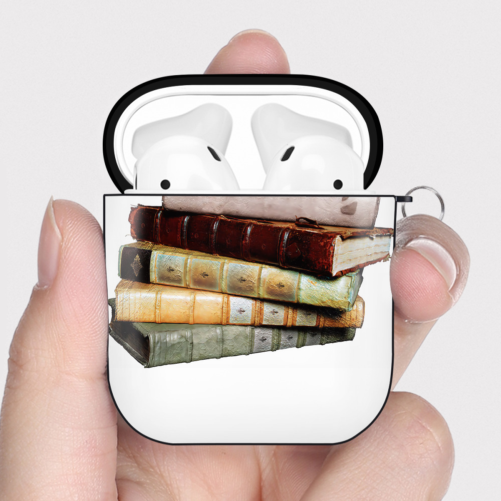 （画像用） Harry Potter ハリー・ポッターシリーズ AirPods 第2世代保護ケース ハードシェル ブラック 耐衝撃・防指紋・カラビナ付き