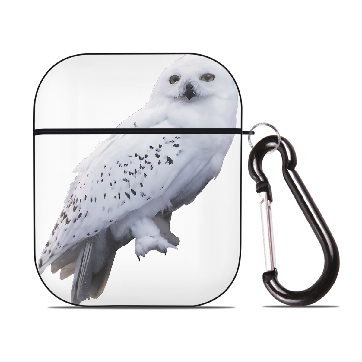 （画像用） Harry Potter ハリー・ポッターシリーズ AirPods 第2世代保護ケース ハードシェル ブラック 耐衝撃・防指紋・カラビナ付き