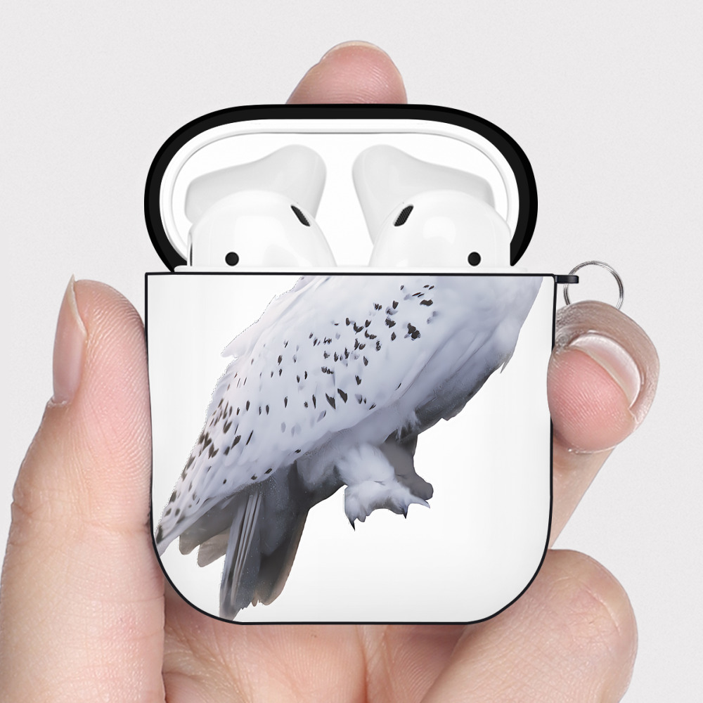 （画像用） Harry Potter ハリー・ポッターシリーズ AirPods 第2世代保護ケース ハードシェル ブラック 耐衝撃・防指紋・カラビナ付き
