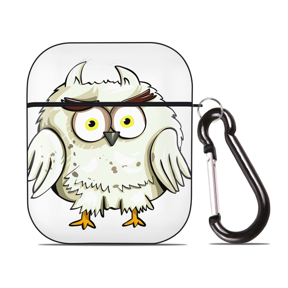 （画像用） Harry Potter ハリー・ポッターシリーズ AirPods 第2世代保護ケース ハードシェル ブラック 耐衝撃・防指紋・カラビナ付き
