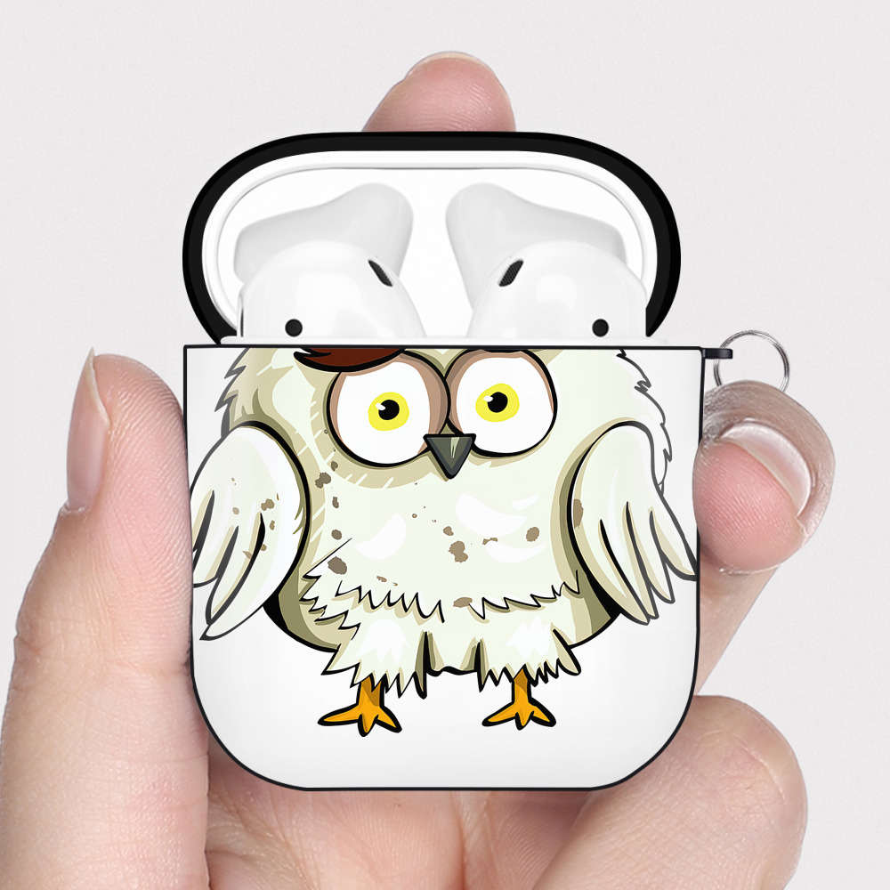 （画像用） Harry Potter ハリー・ポッターシリーズ AirPods 第2世代保護ケース ハードシェル ブラック 耐衝撃・防指紋・カラビナ付き