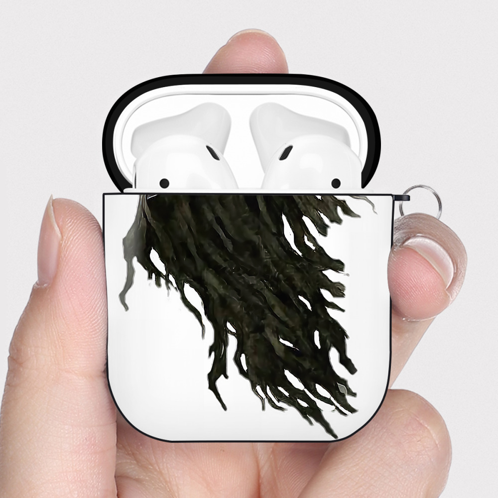 （画像用） Harry Potter ハリー・ポッターシリーズ AirPods 第2世代保護ケース ハードシェル ブラック 耐衝撃・防指紋・カラビナ付き