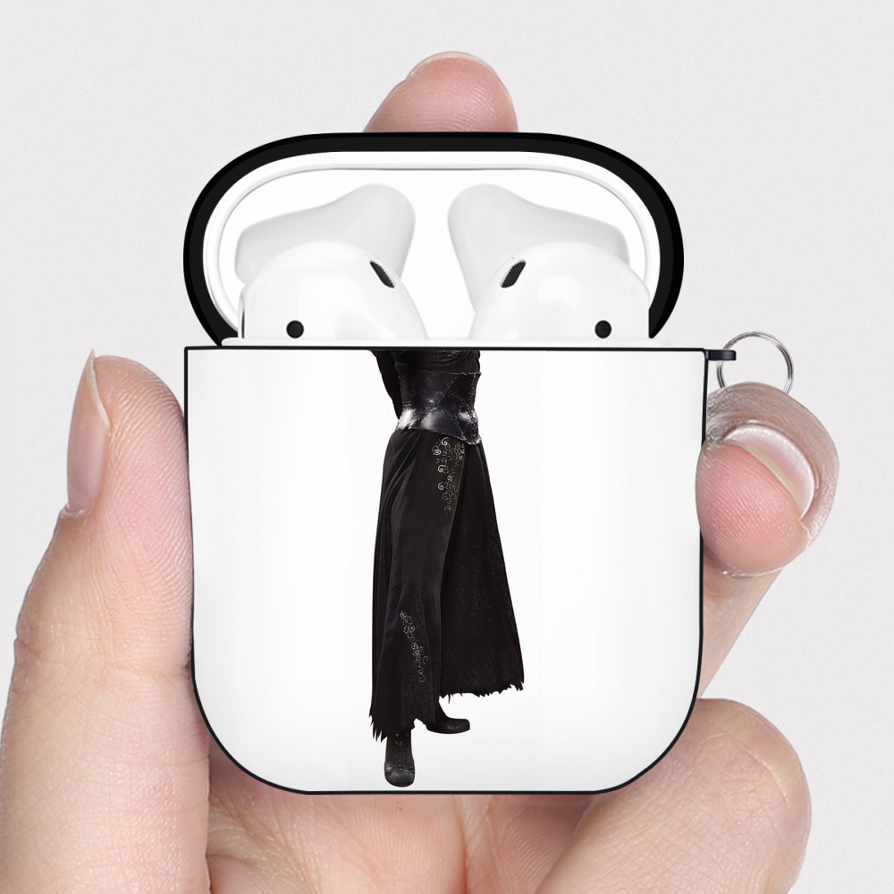 （画像用） Harry Potter ハリー・ポッターシリーズ AirPods 第2世代保護ケース ハードシェル ブラック 耐衝撃・防指紋・カラビナ付き