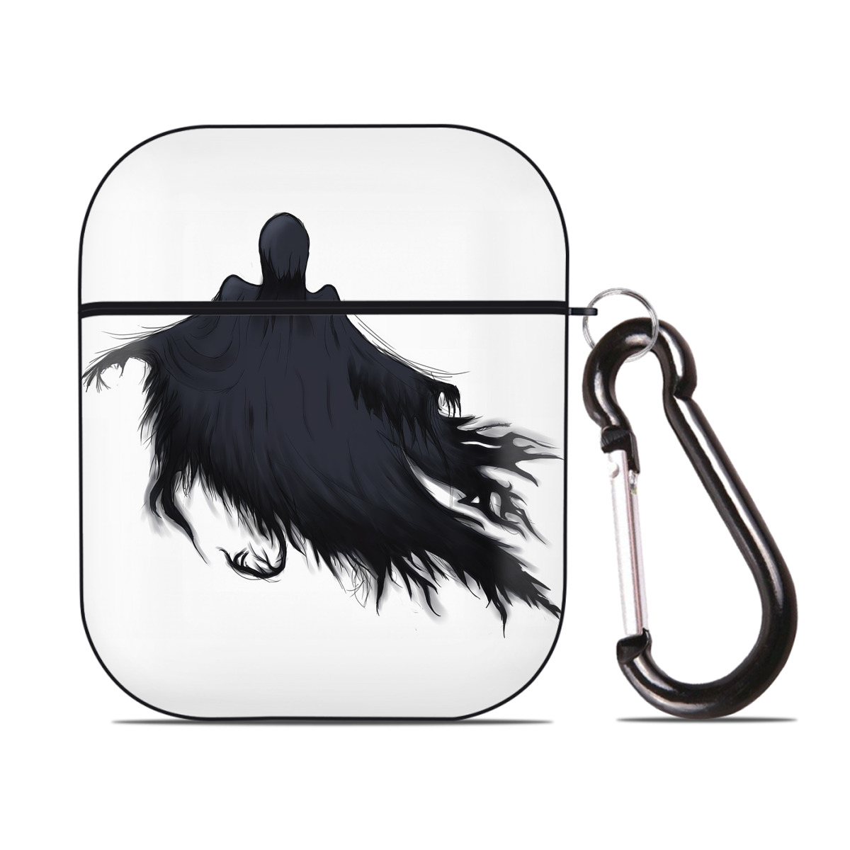 （画像用） Harry Potter ハリー・ポッターシリーズ AirPods 第2世代保護ケース ハードシェル ブラック 耐衝撃・防指紋・カラビナ付き