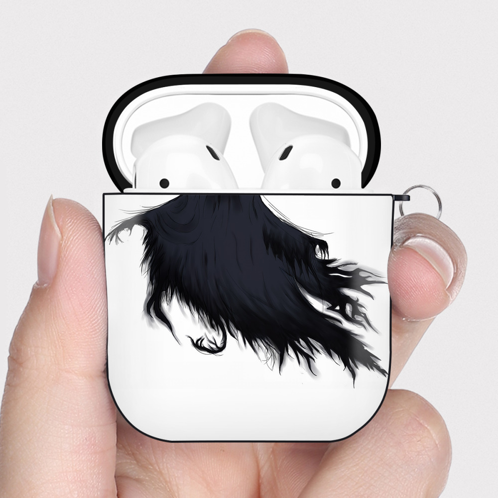 （画像用） Harry Potter ハリー・ポッターシリーズ AirPods 第2世代保護ケース ハードシェル ブラック 耐衝撃・防指紋・カラビナ付き