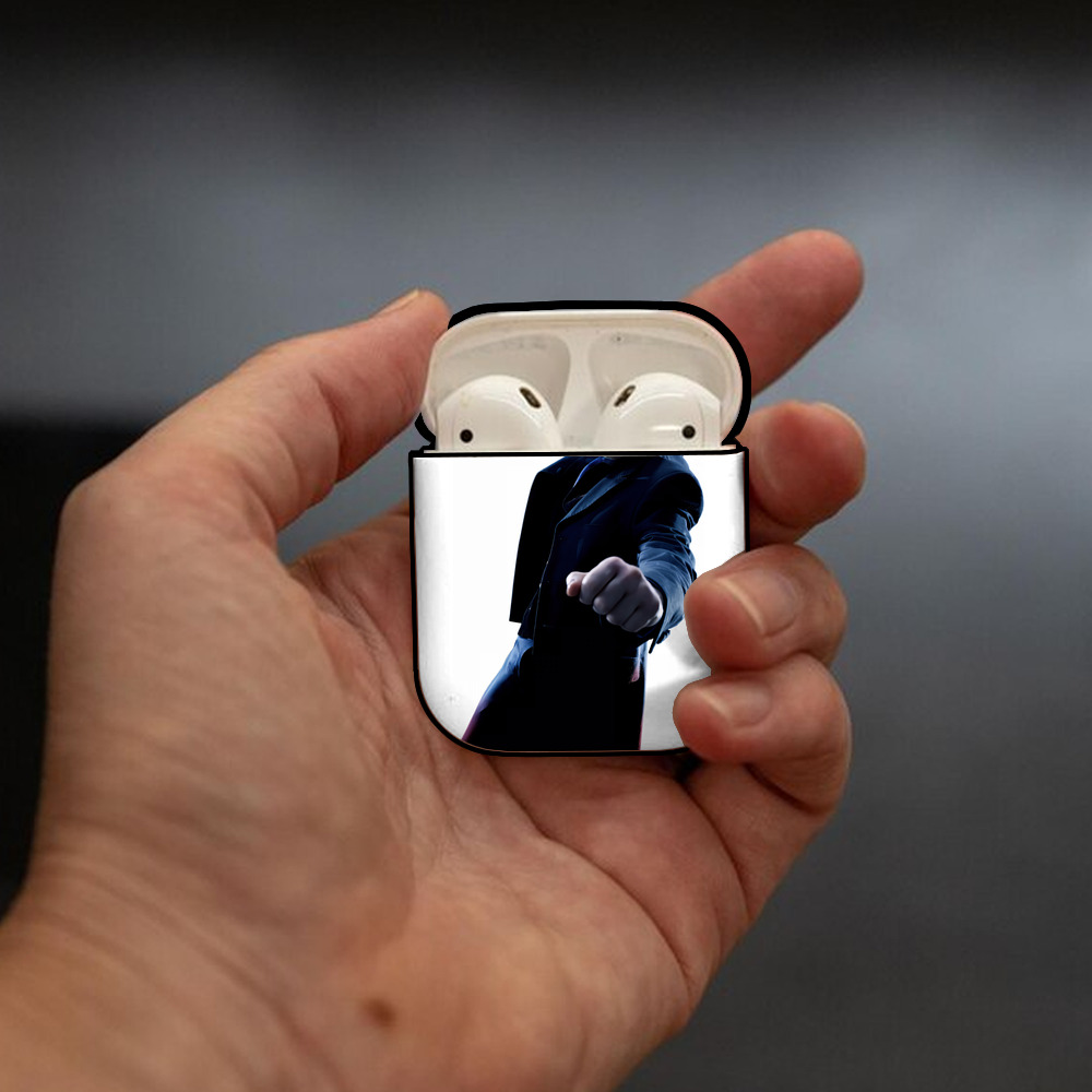 Harry Potter ハリー・ポッターシリーズ AirPods 第2世代保護ケース ハードシェル ブラック 耐衝撃・防指紋・カラビナ付き