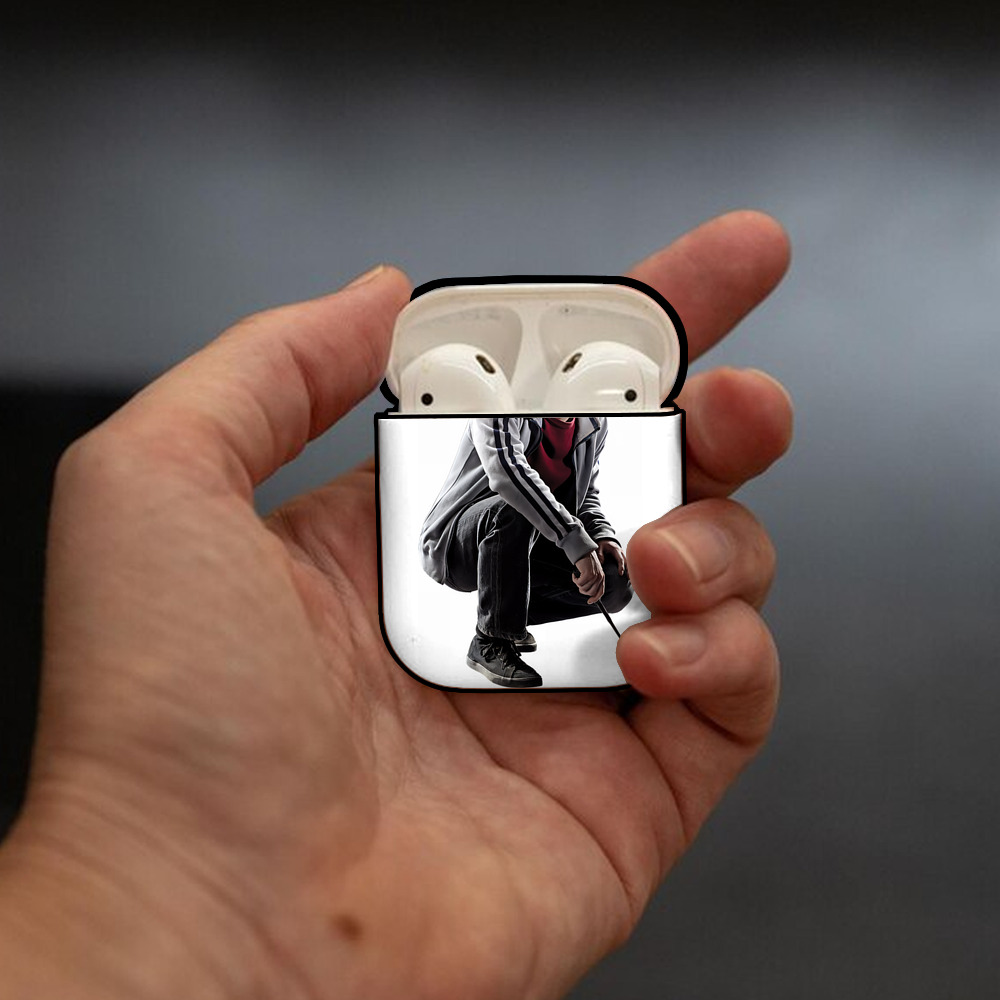 Harry Potter ハリー・ポッターシリーズ AirPods 第2世代保護ケース ハードシェル ブラック 耐衝撃・防指紋・カラビナ付き