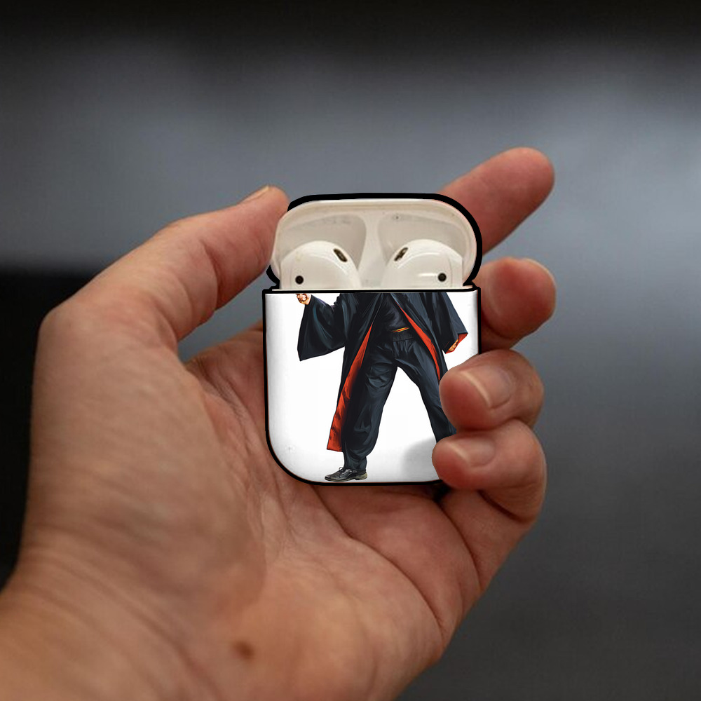Harry Potter ハリー・ポッターシリーズ AirPods 第2世代保護ケース ハードシェル ブラック 耐衝撃・防指紋・カラビナ付き